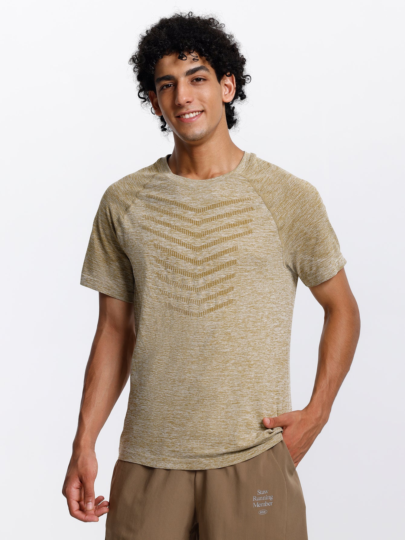 Men’s Quick-Dry Seamless Running T-Shirt