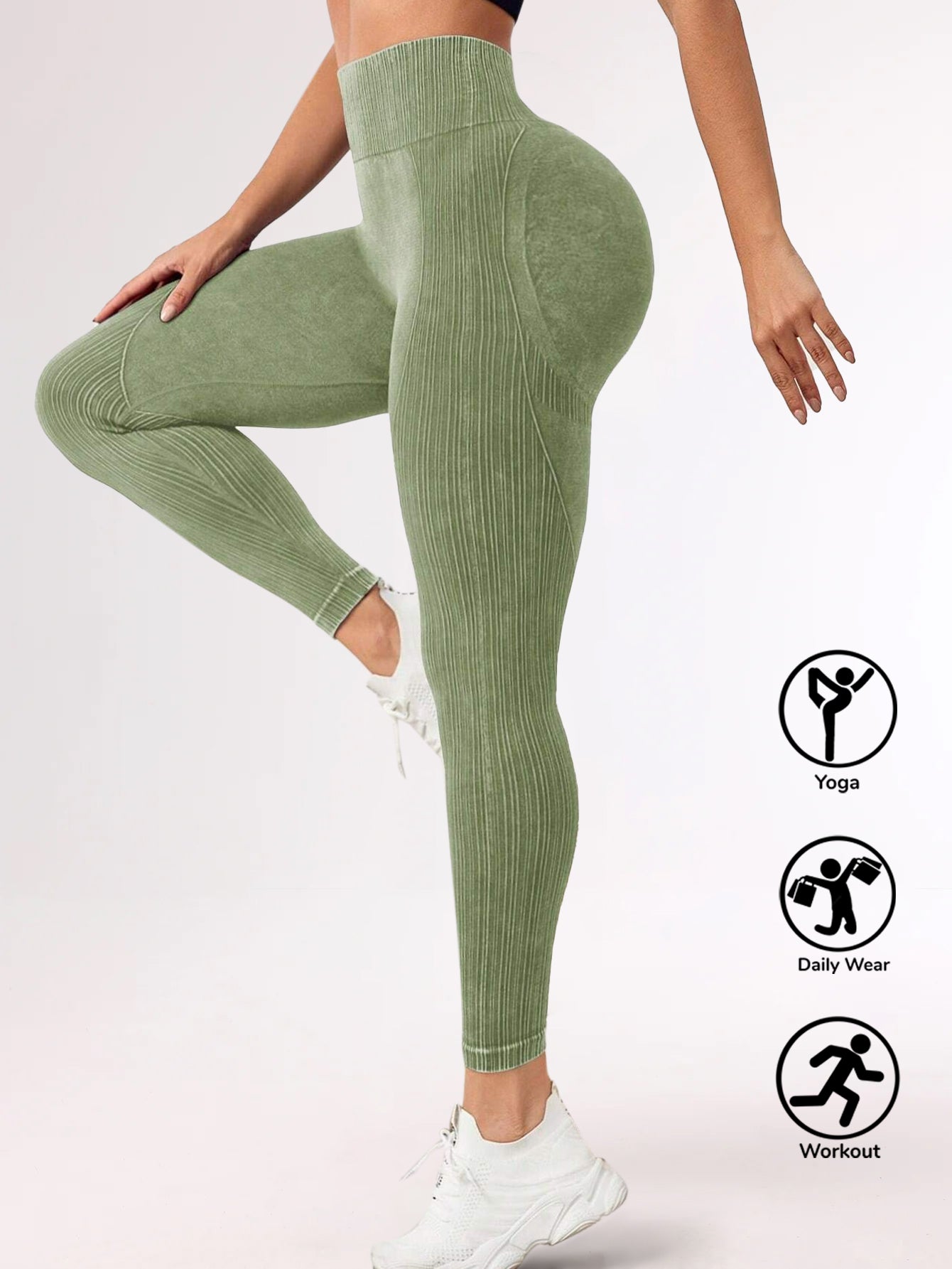 Legging taille haute gainant sans coutures