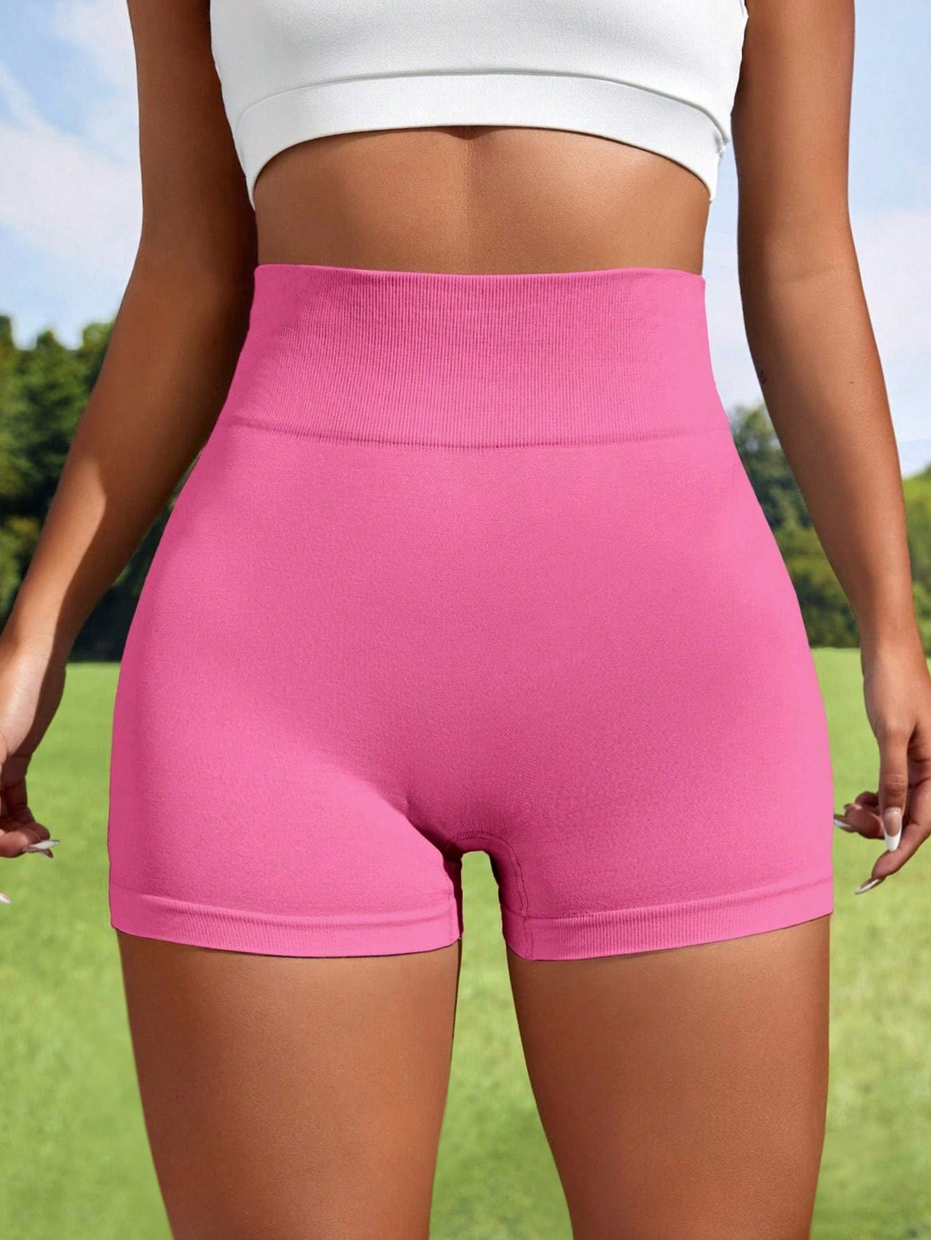 High Waist Tummy Control Butt-Lifting Seamless Shorts
