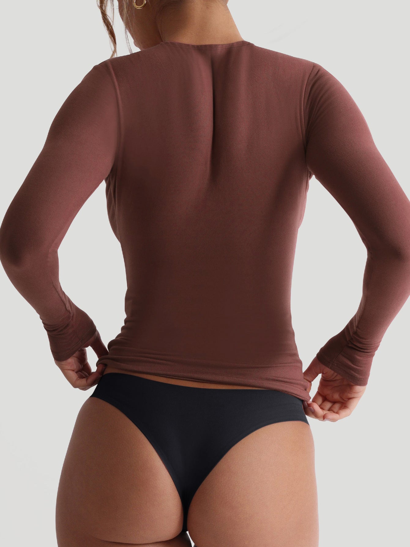 Scented Ultra-Soft Seamless Long-Sleeve Top