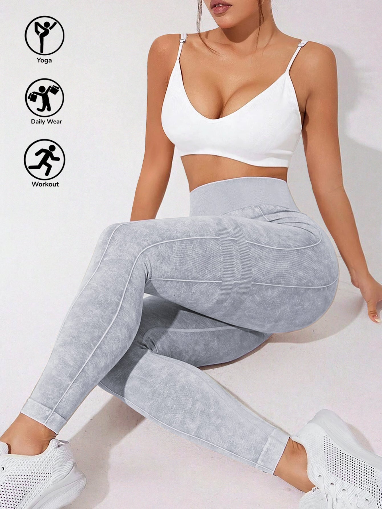 Legging taille haute gainant sans coutures