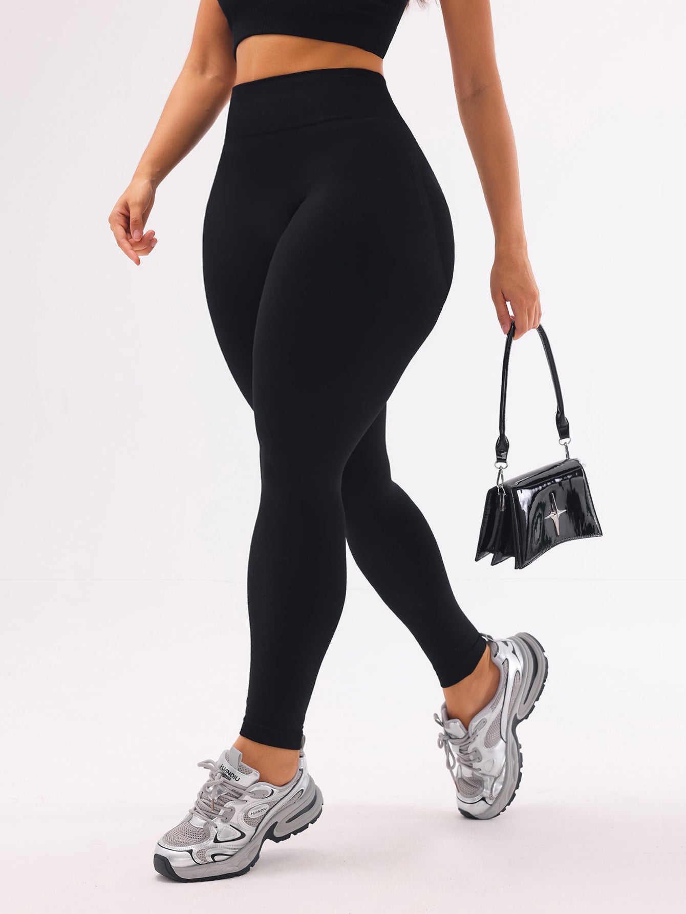 Legging sans couture parfumé qui remonte les fesses