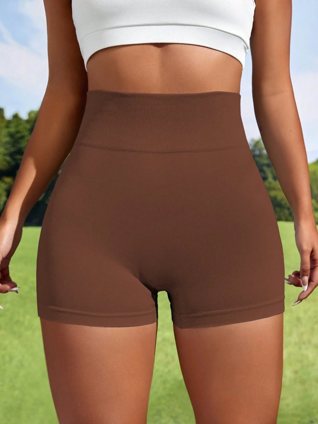 High Waist Tummy Control Butt-Lifting Seamless Shorts