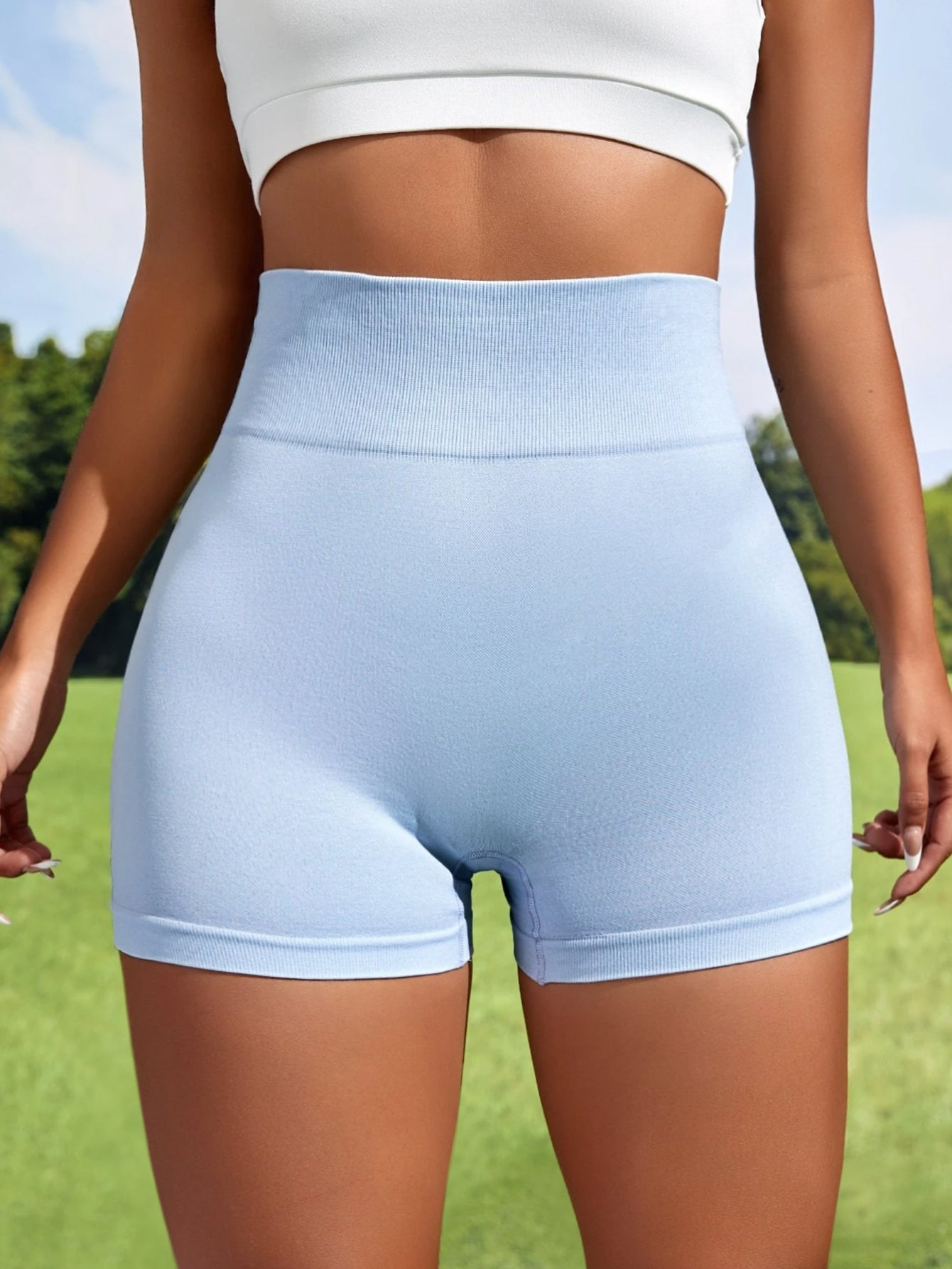 High Waist Tummy Control Butt-Lifting Seamless Shorts