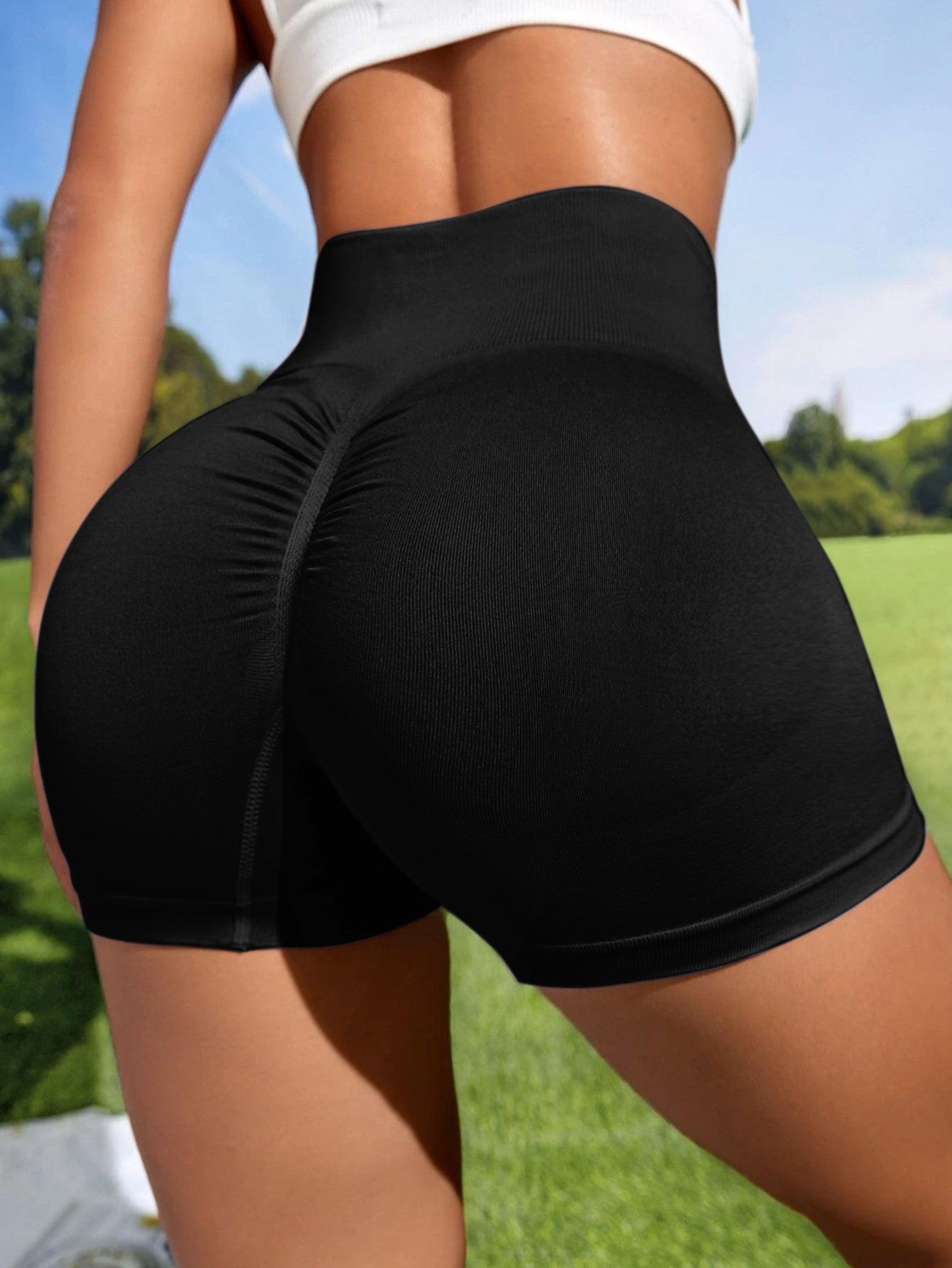High Waist Tummy Control Butt-Lifting Seamless Shorts