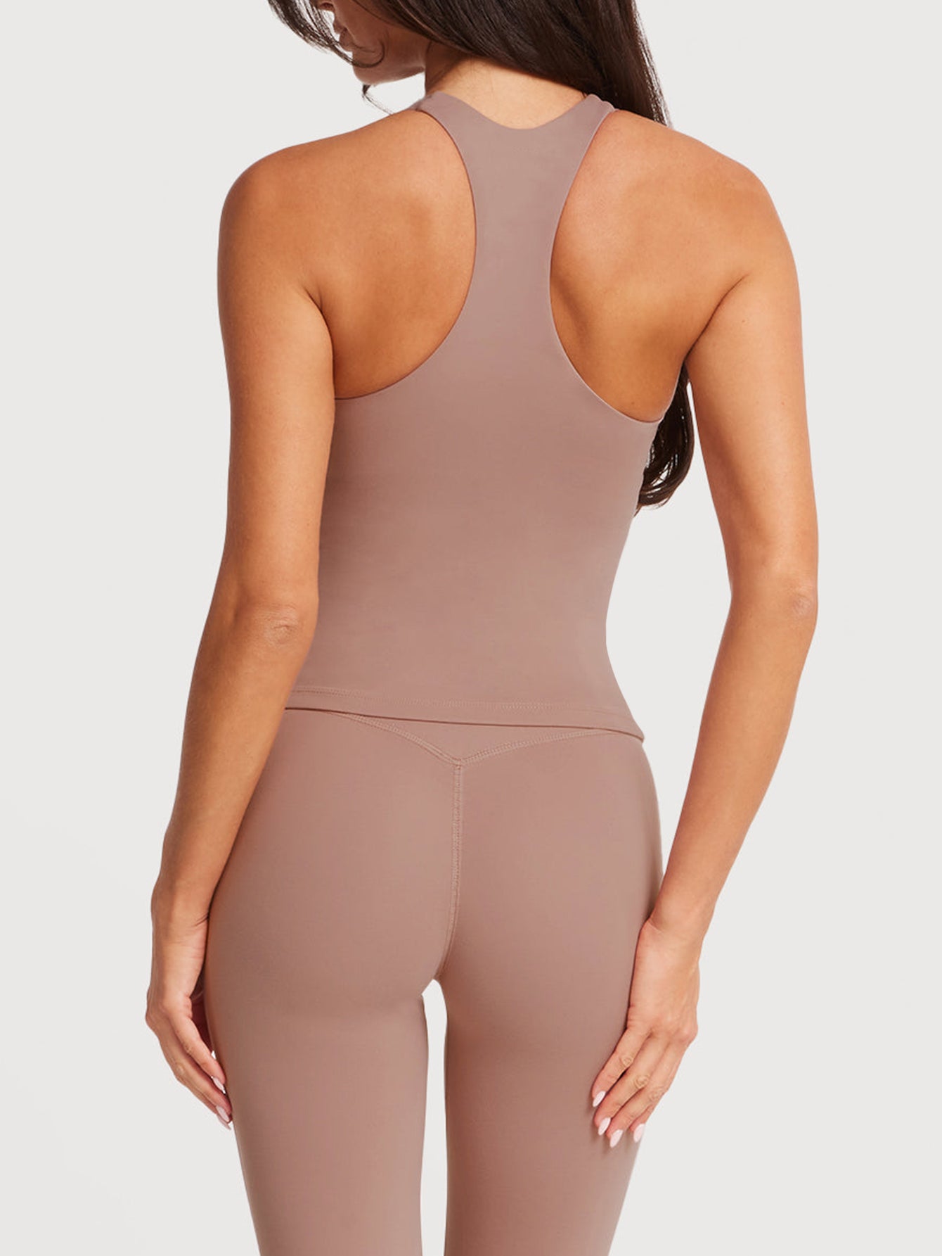 Racerback Tank Top with Built-In Bra