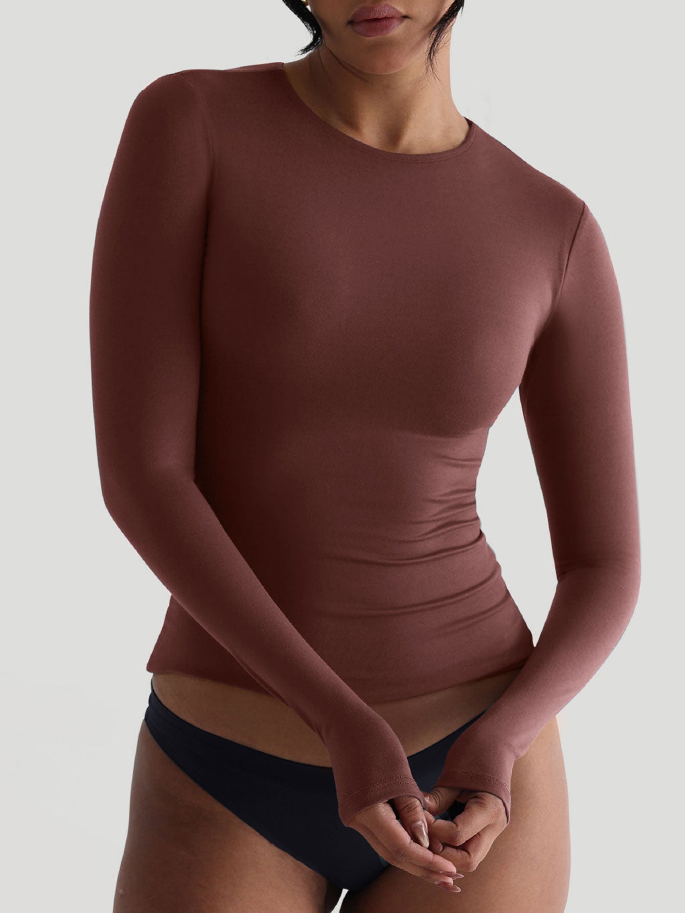 Scented Ultra-Soft Seamless Long-Sleeve Top