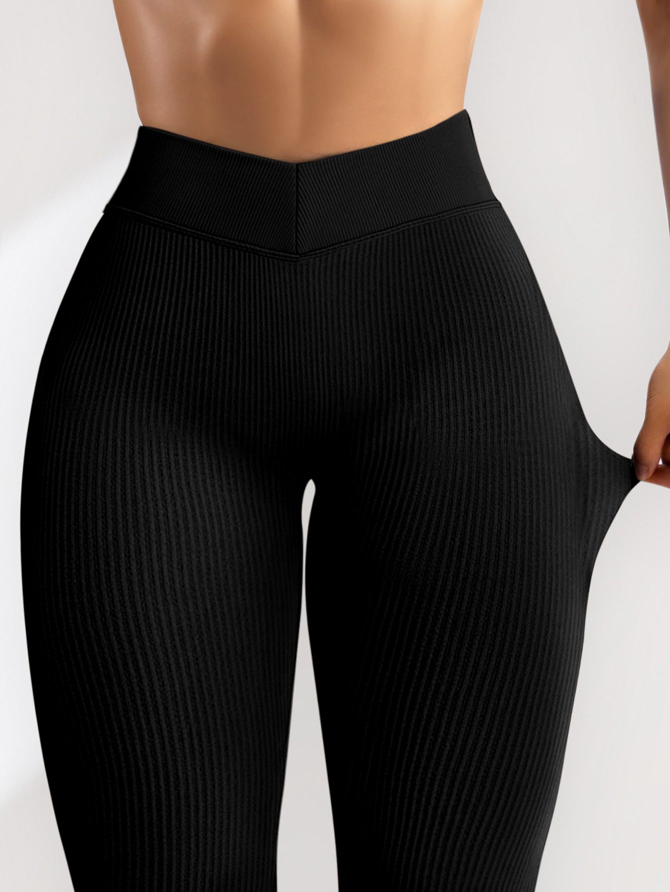 Leggings sin costuras con cintura alta y control de abdomen