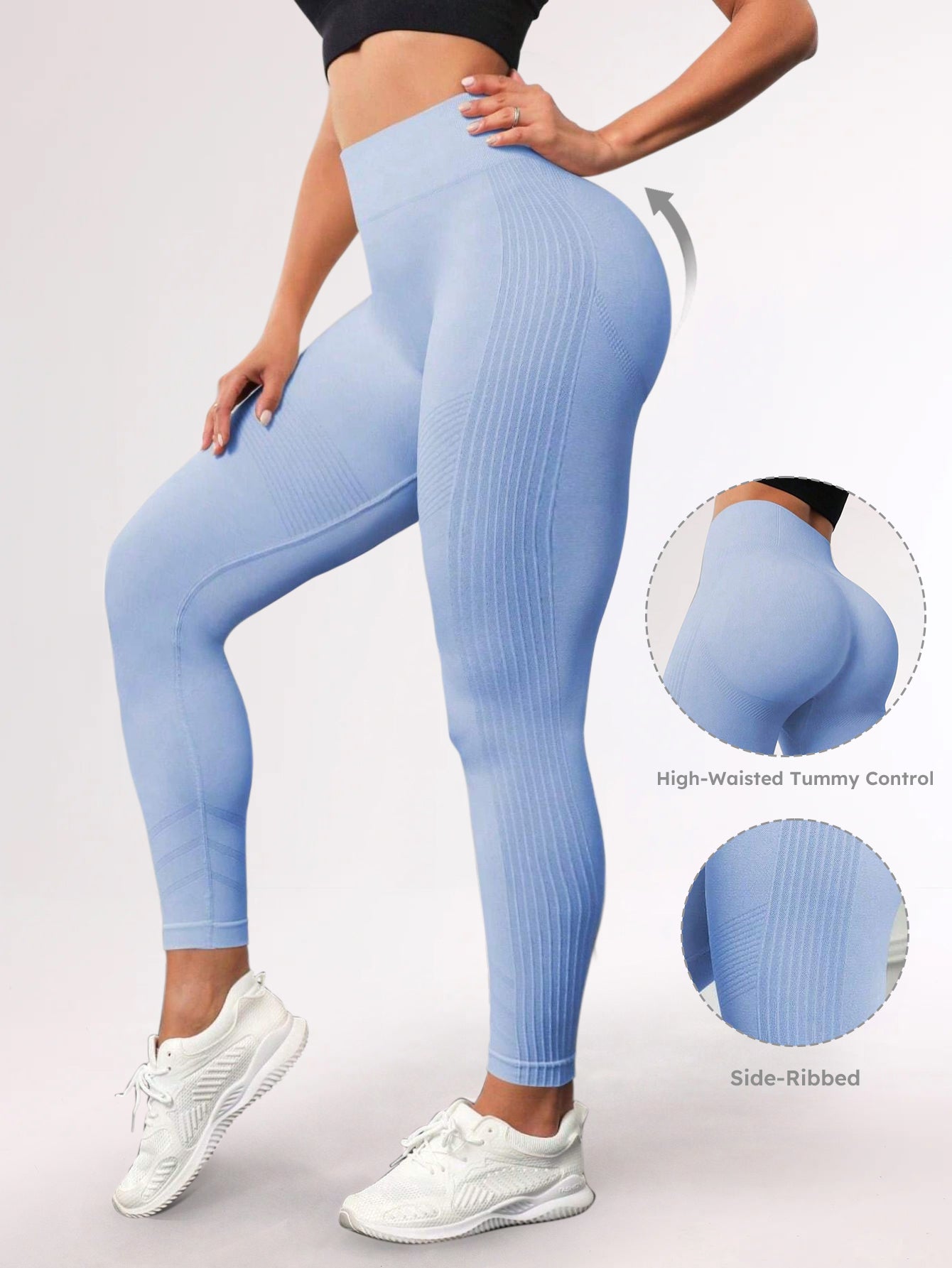 Legging taille haute gainant sans coutures