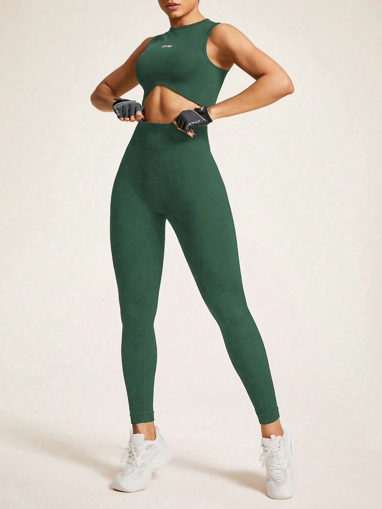 Leggings côtelés parfumés sans couture