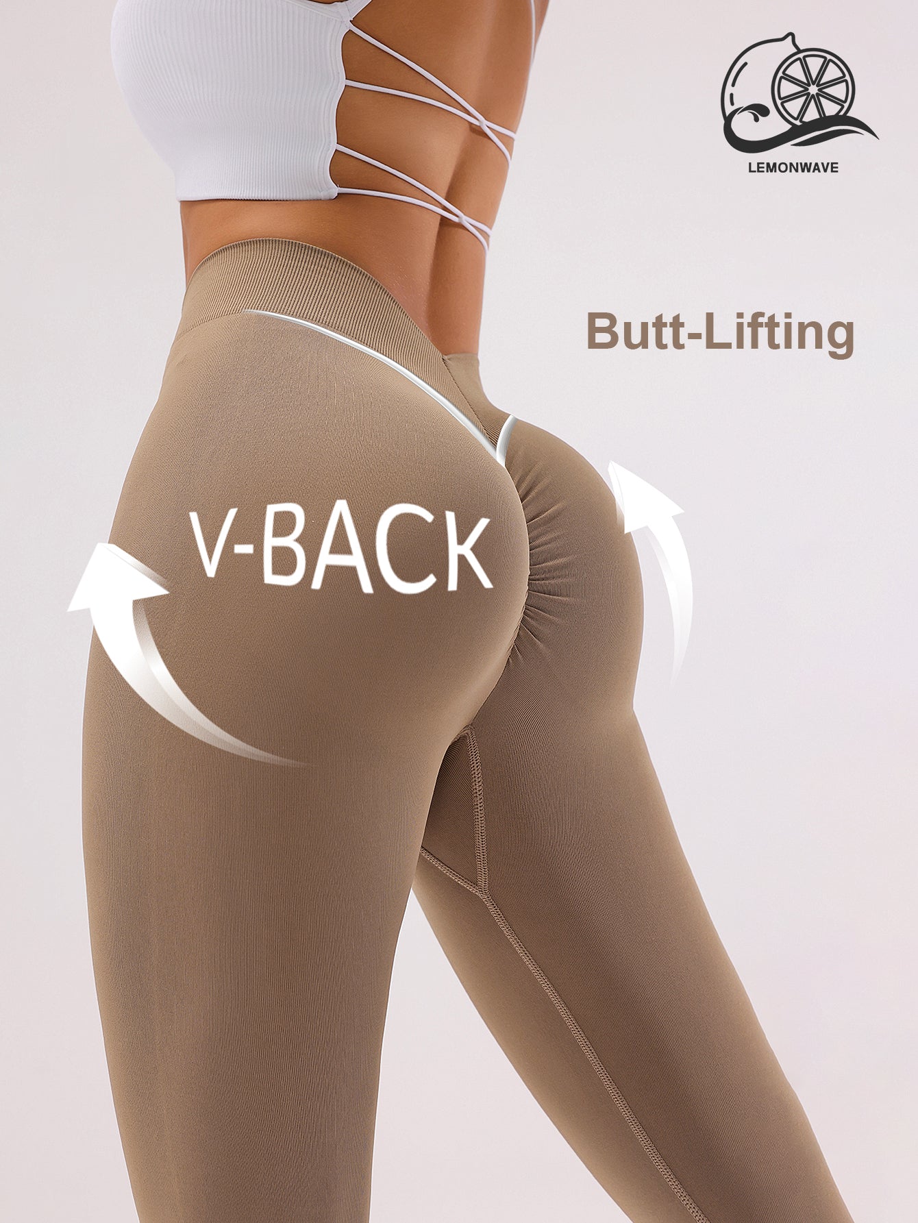 Scented V-Back Scrunch Seamless Leggings