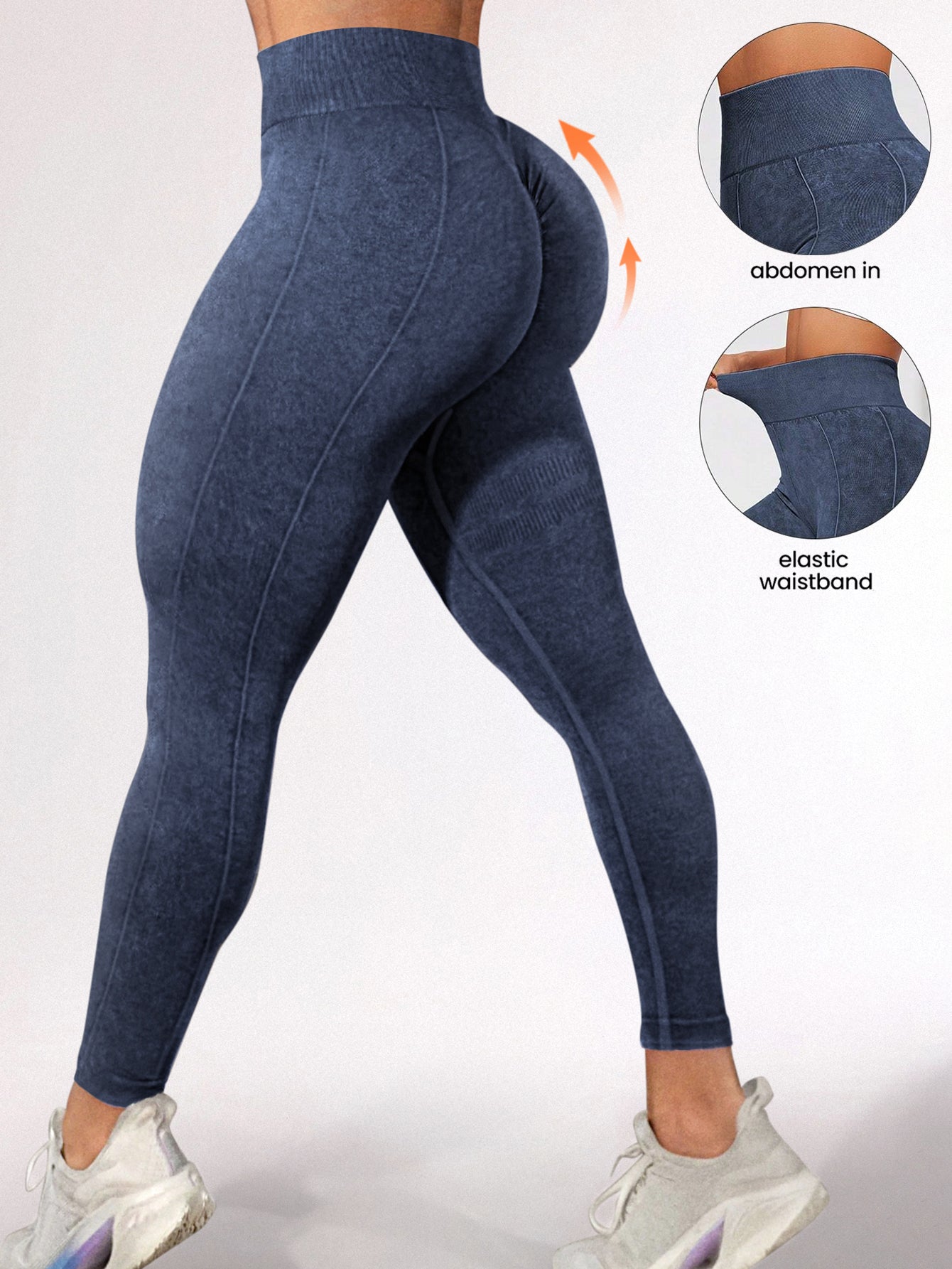 Legging taille haute gainant sans coutures