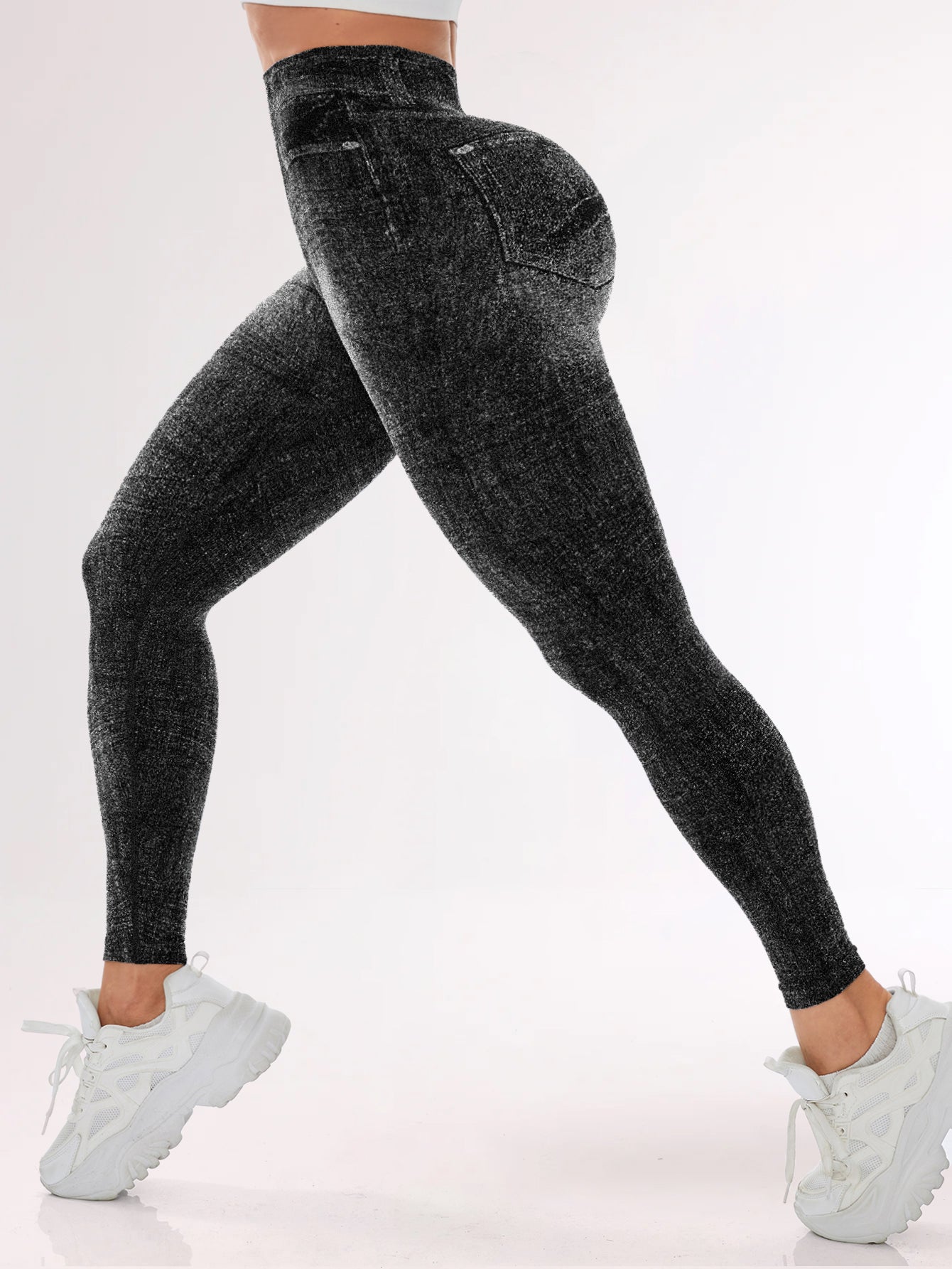 Legging taille haute gainant sans coutures