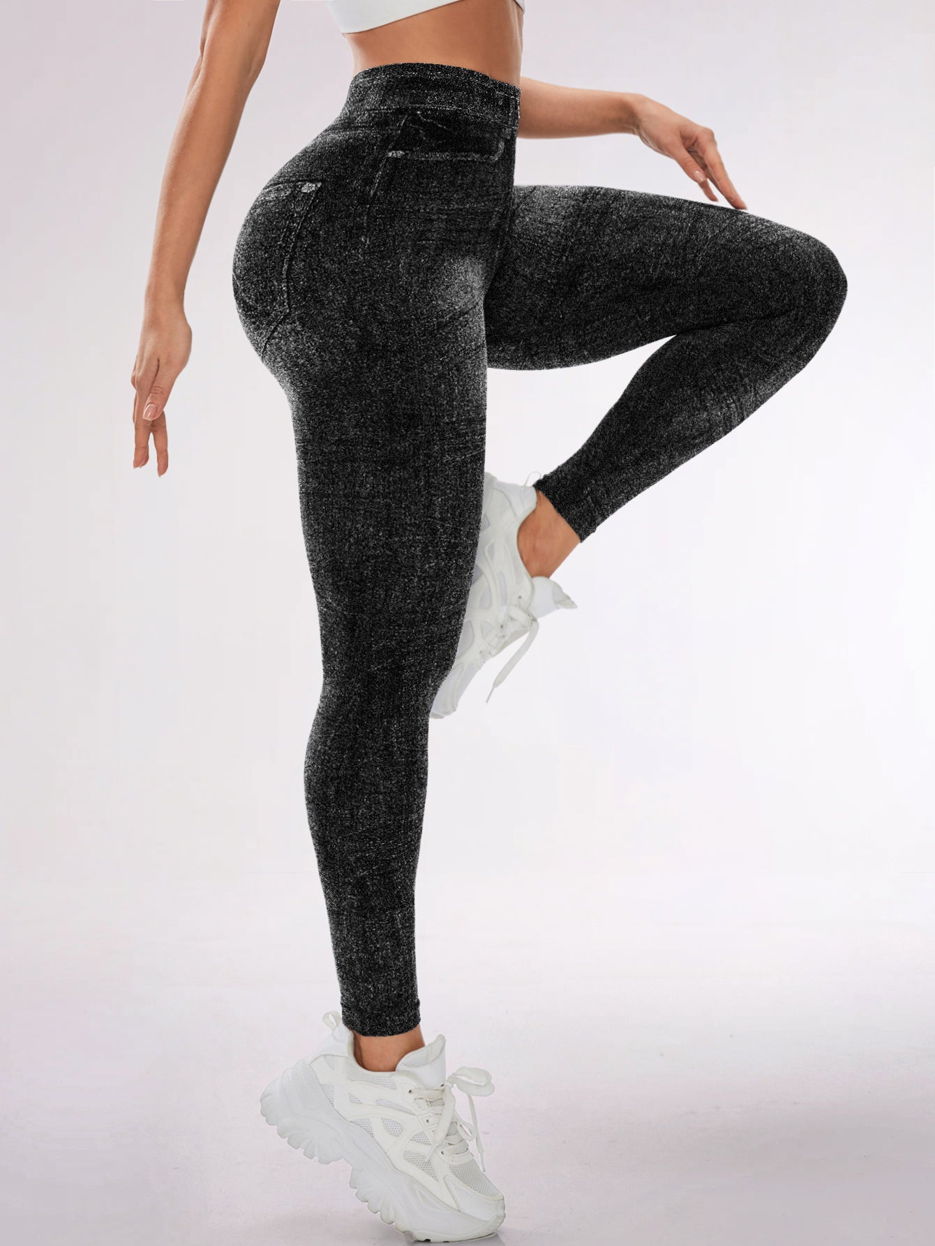 Legging taille haute gainant sans coutures