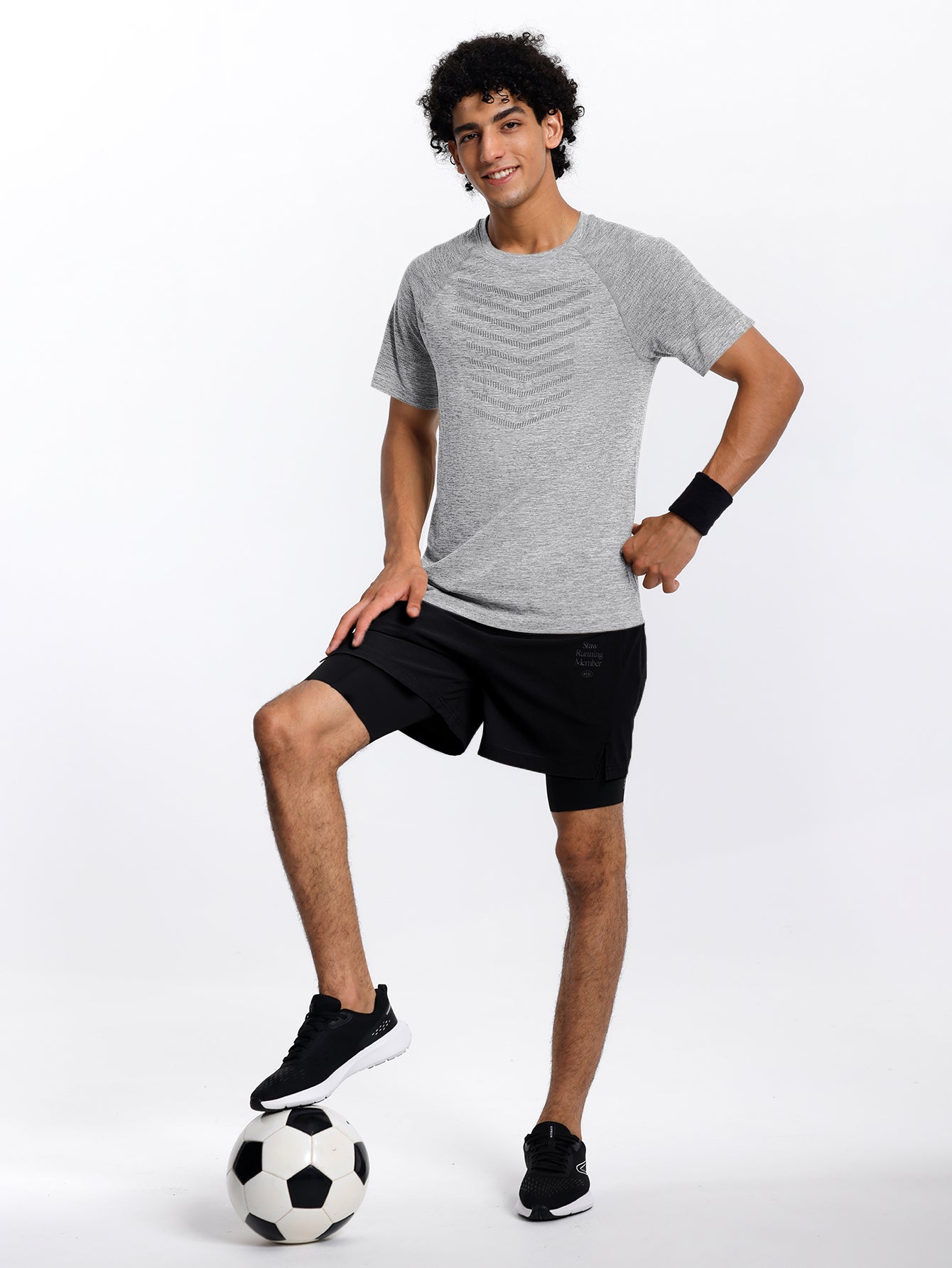 Men’s Quick-Dry Seamless Running T-Shirt