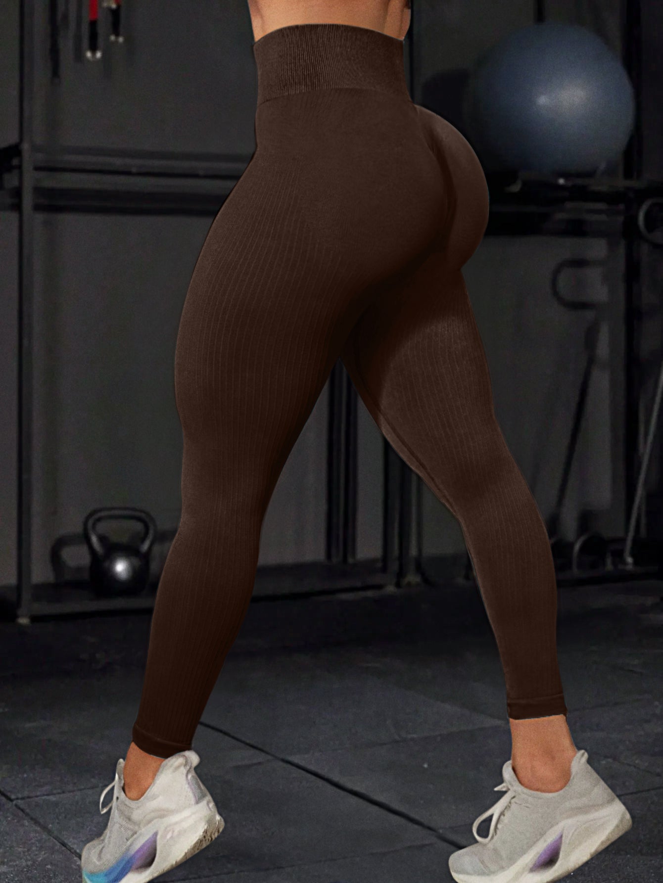 Leggings sin costuras con cintura alta y control de abdomen