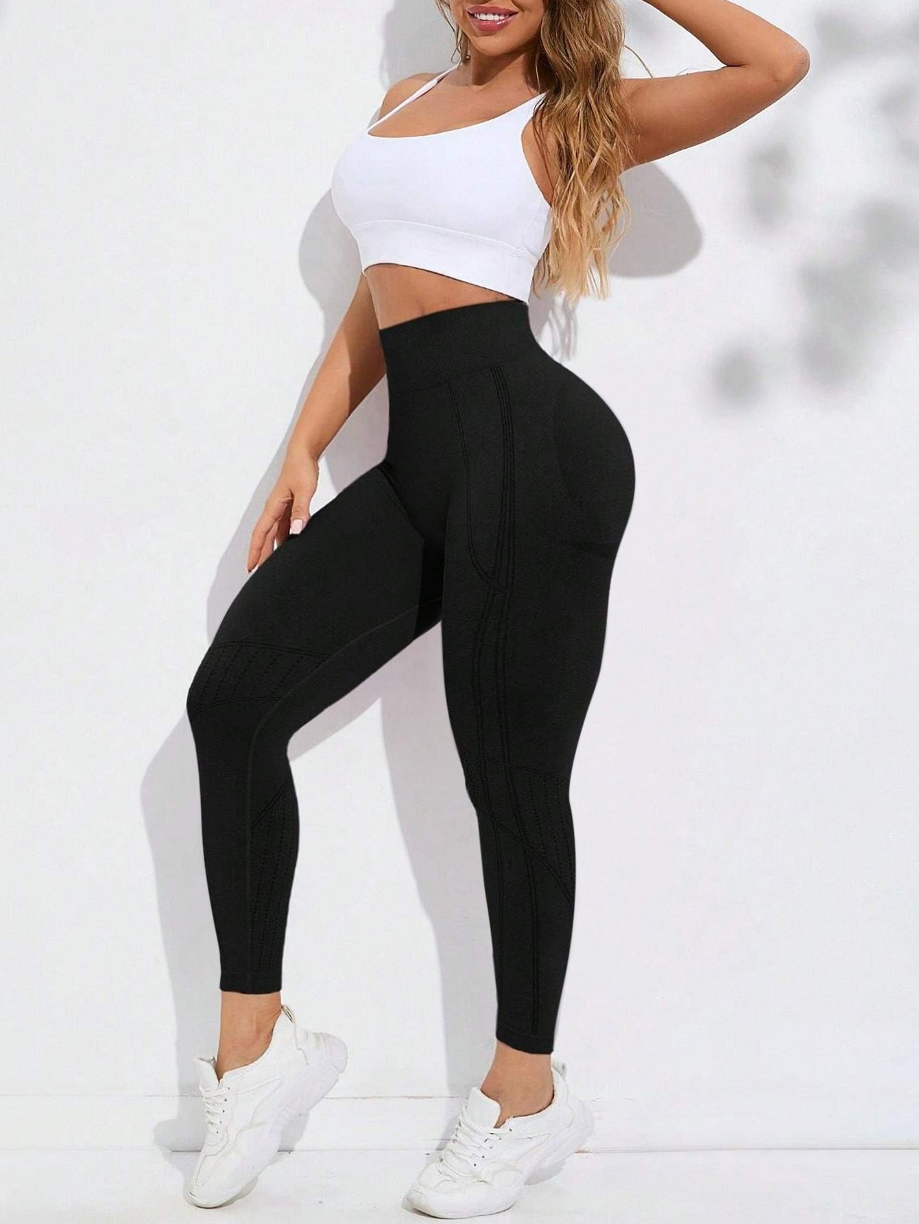 Legging taille haute gainant sans coutures