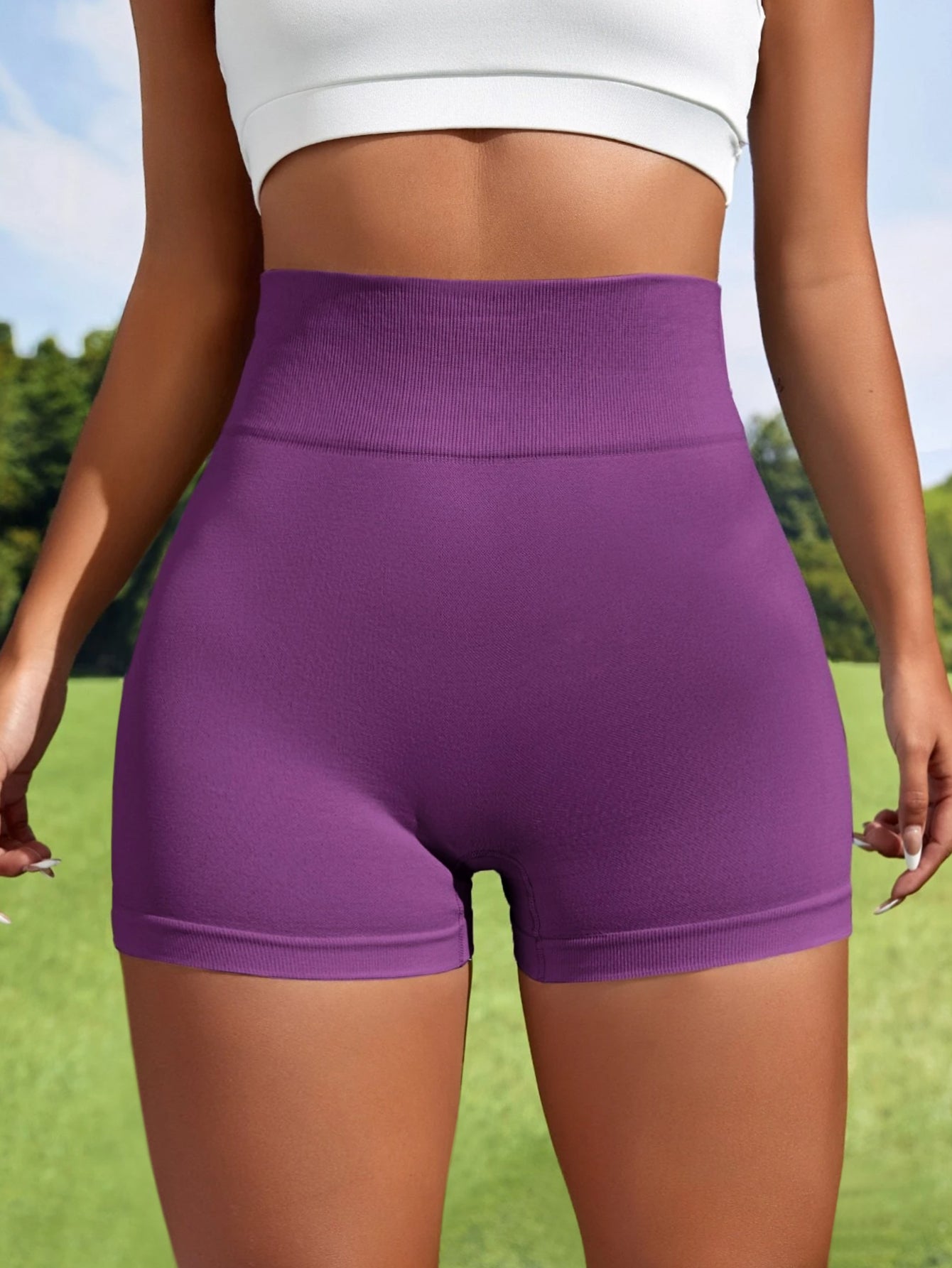 High Waist Tummy Control Butt-Lifting Seamless Shorts