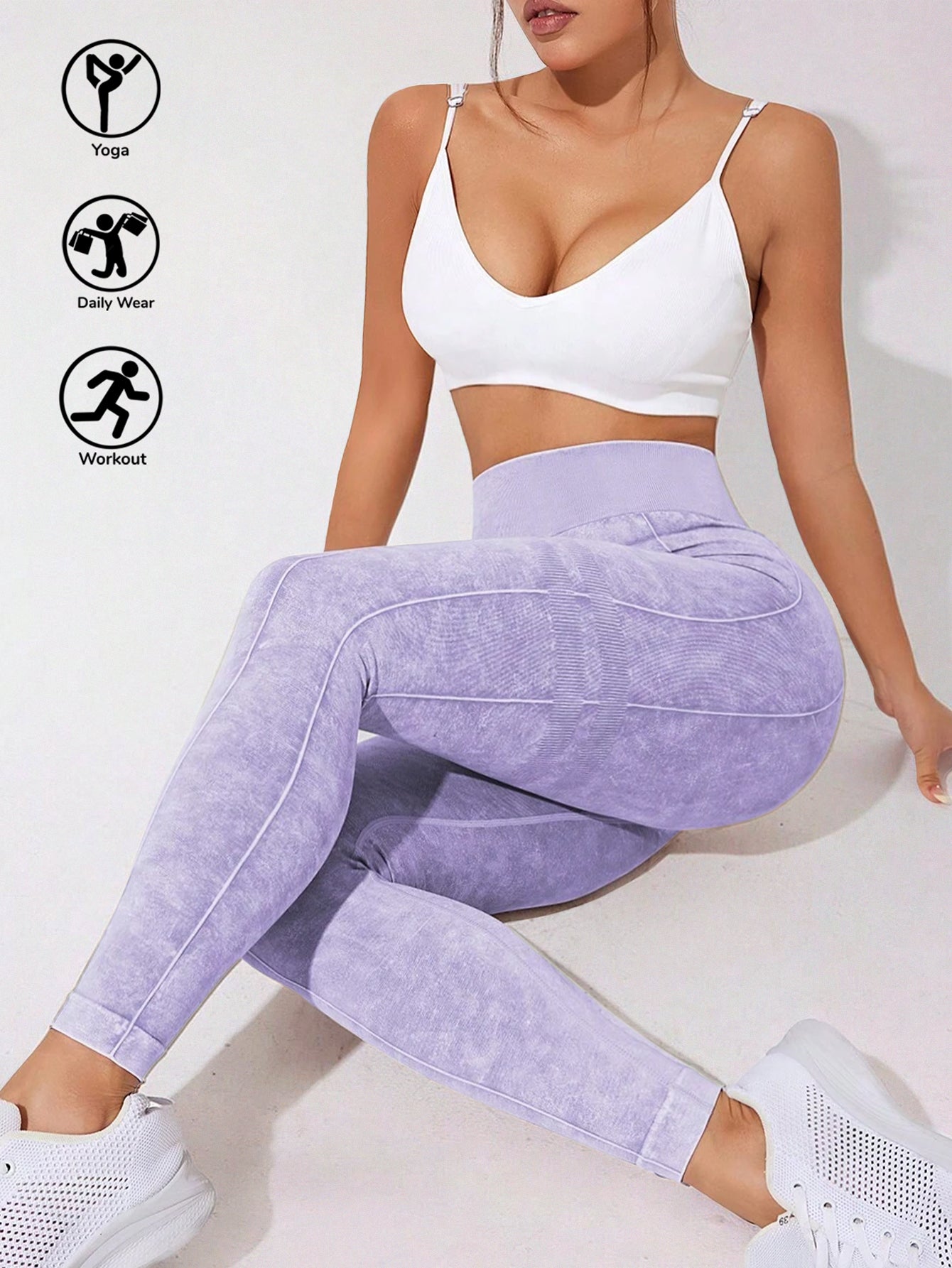 Legging taille haute gainant sans coutures