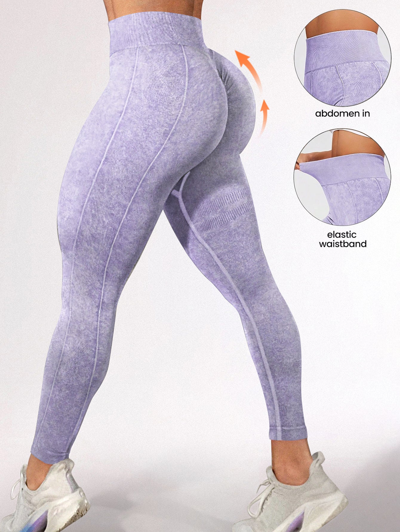 Legging taille haute gainant sans coutures