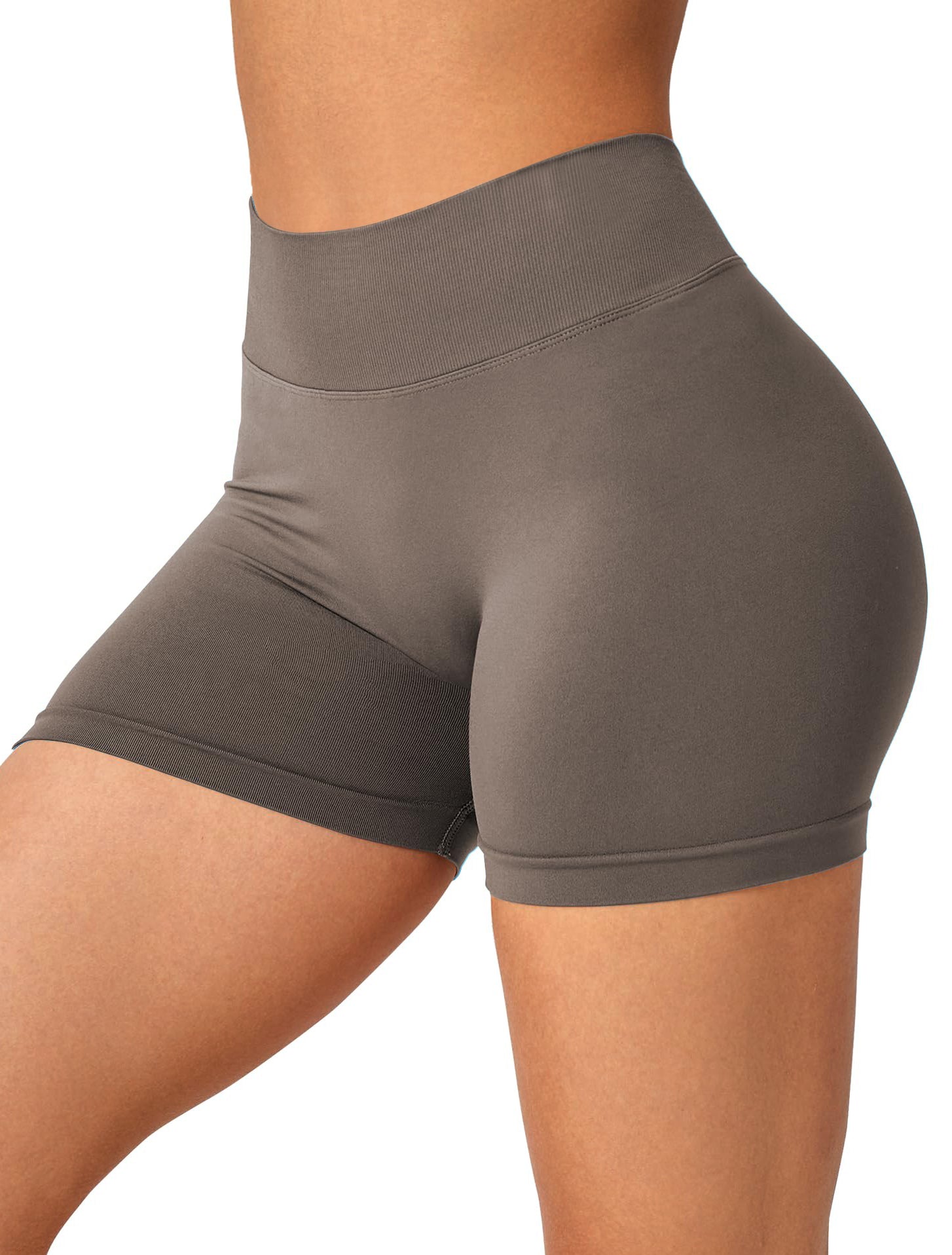 Pantalones cortos sin costuras con escote en V y perfumados