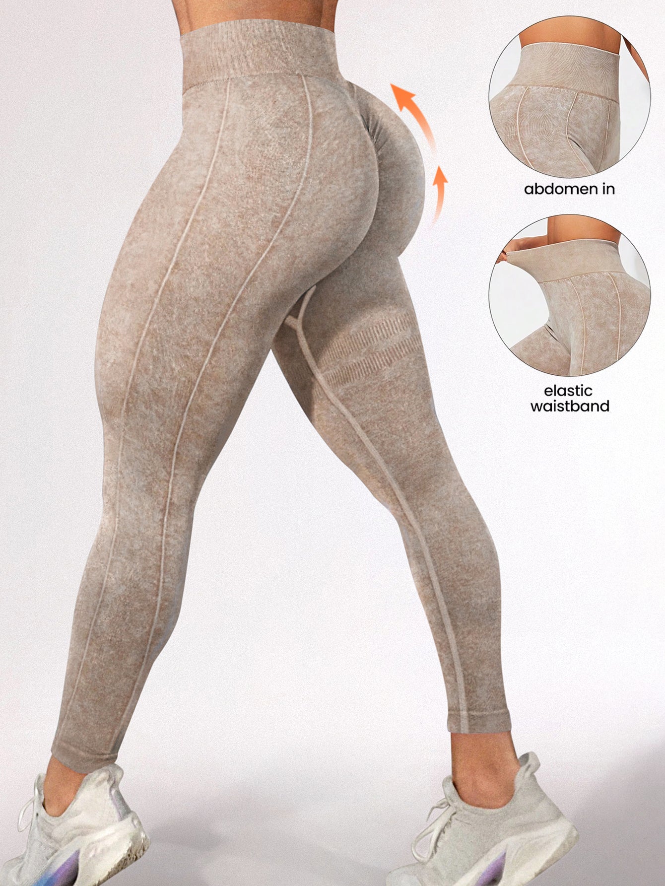 Legging taille haute gainant sans coutures