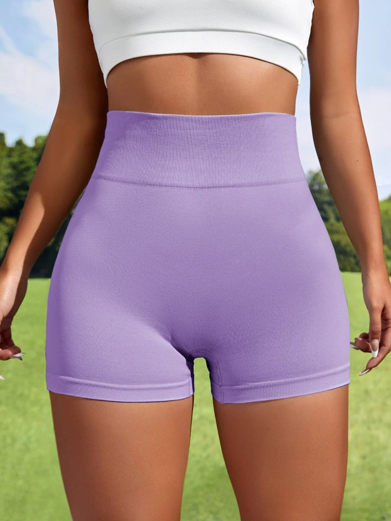 High Waist Tummy Control Butt-Lifting Seamless Shorts