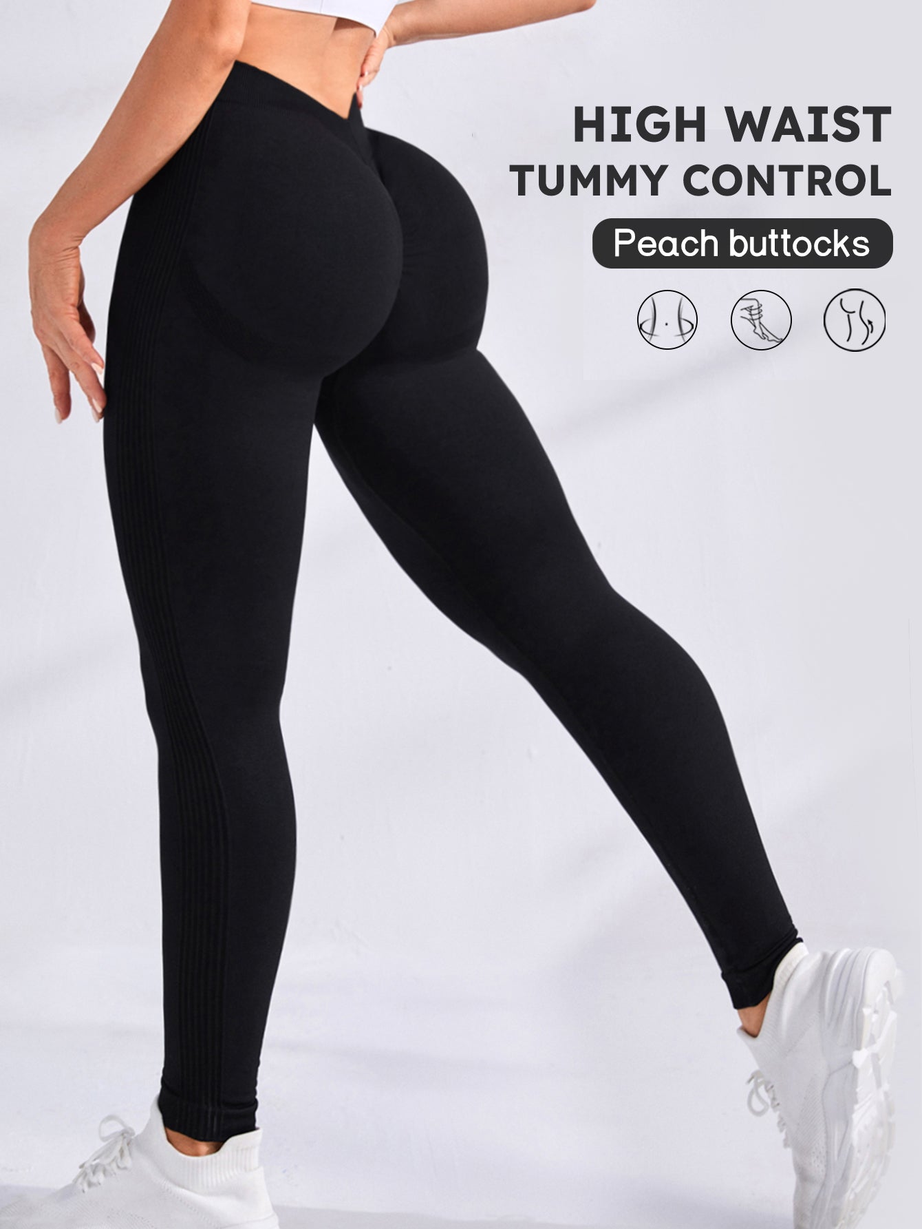 Legging taille haute gainant sans coutures