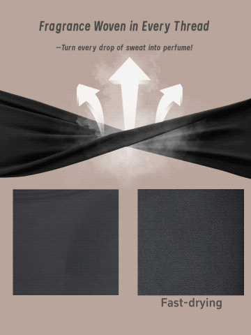 Legging parfumé sans coutures à côtes latérales qui remonte les fesses