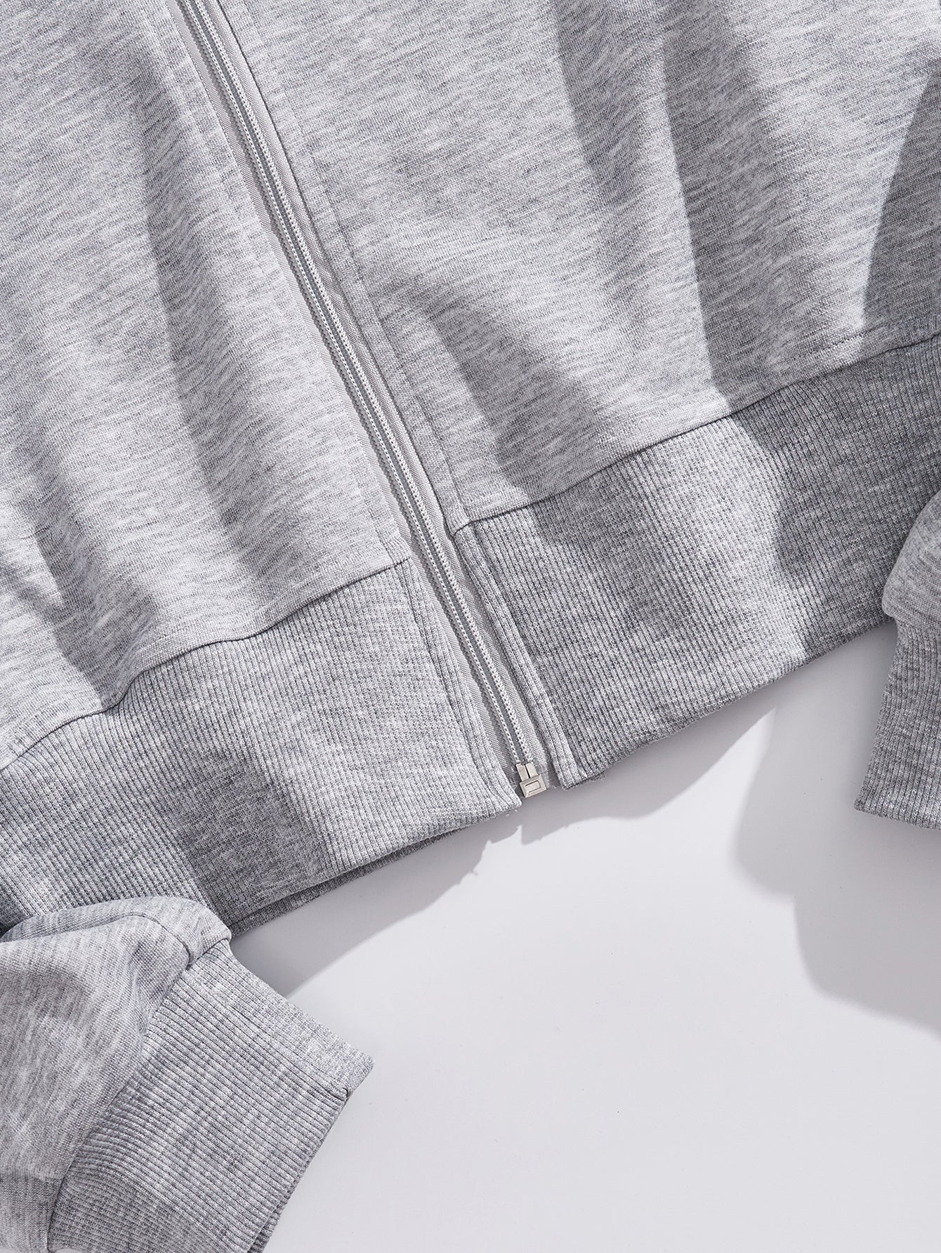 Women’s Elastic Waist Zip-Up Hoodie
