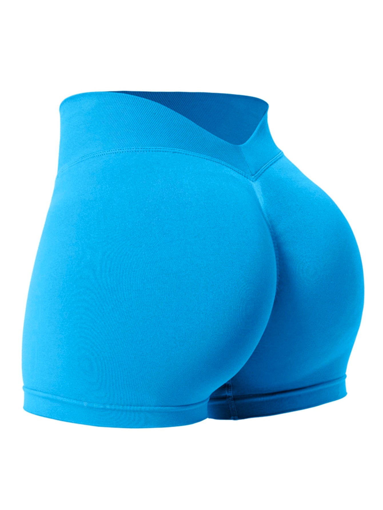 Pantalones cortos sin costuras con escote en V y perfumados