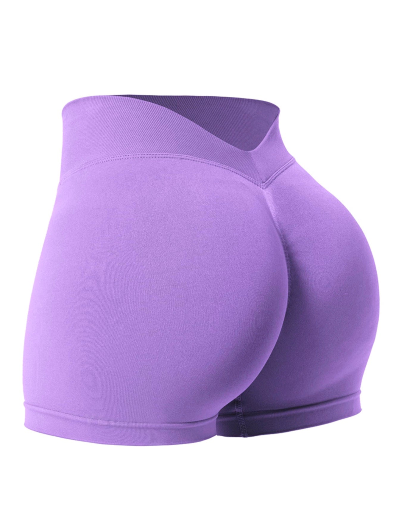 Pantalones cortos sin costuras con escote en V y perfumados