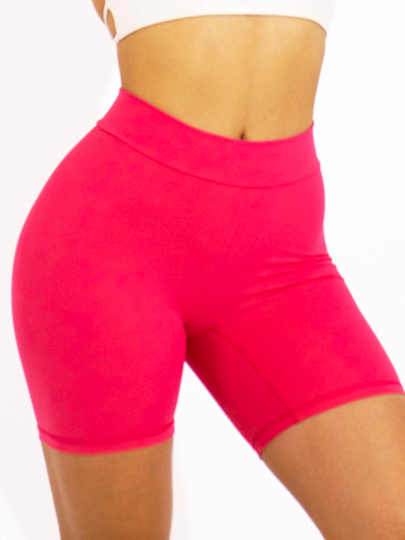 Pantalones cortos sin costuras con escote en V y perfumados