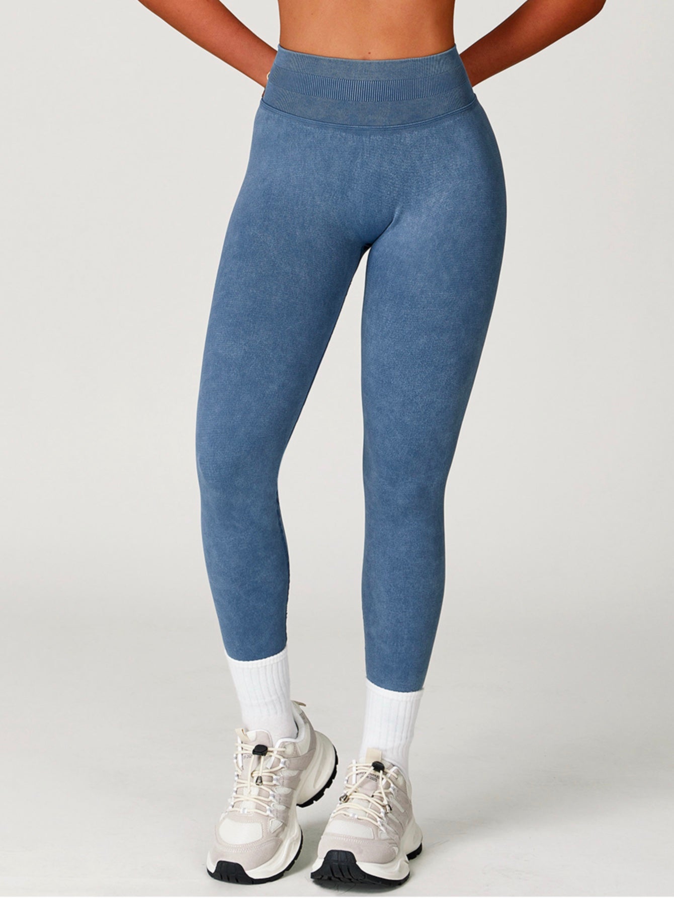 Leggings sin costuras con cintura alta y control de abdomen