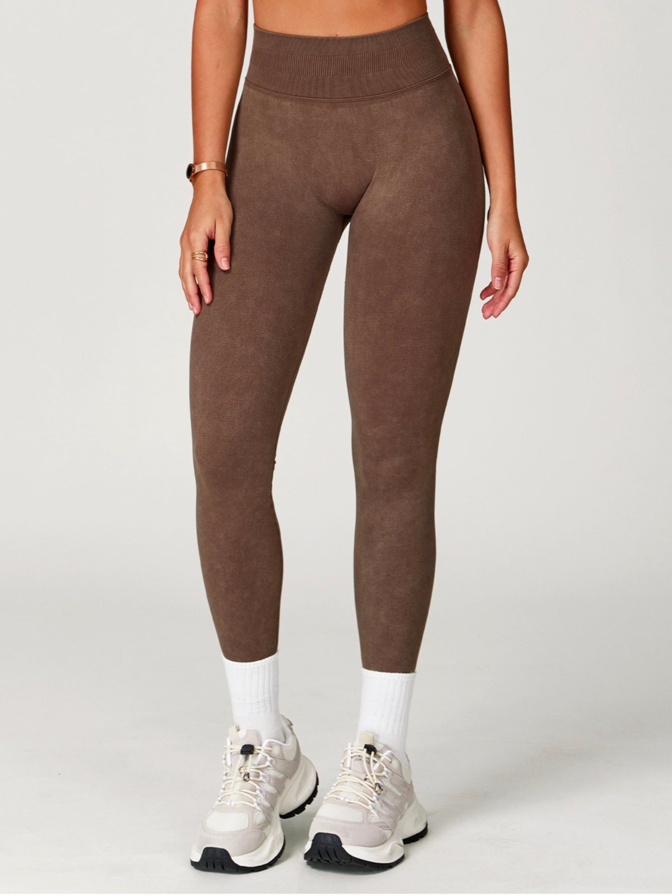 Leggings sin costuras con cintura alta y control de abdomen