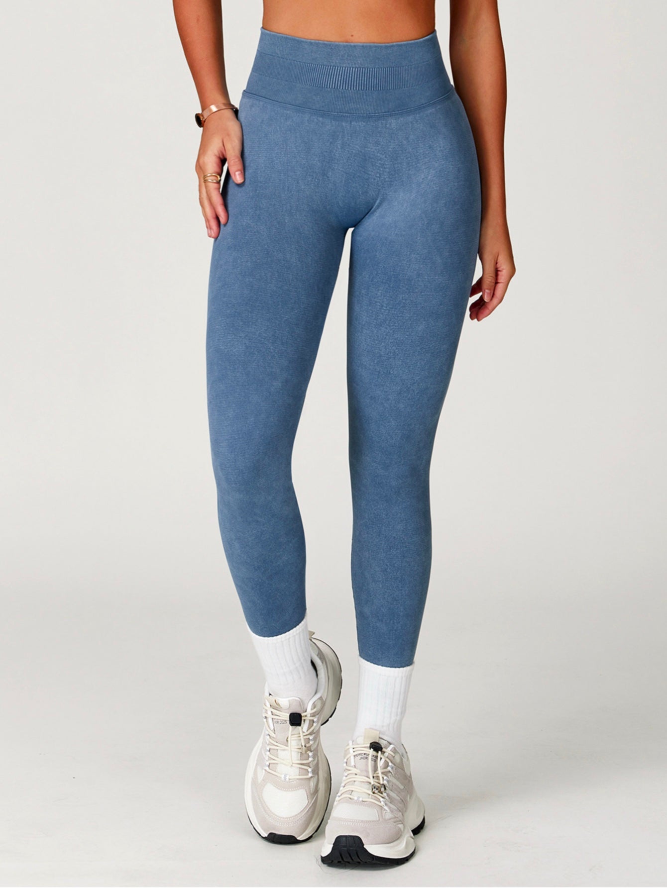 Leggings sin costuras con cintura alta y control de abdomen