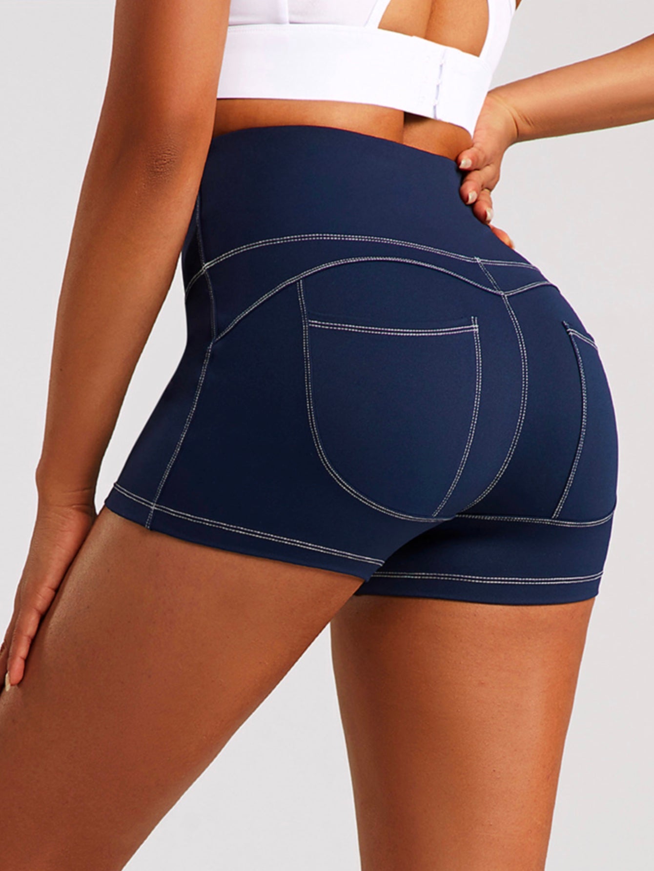 Leggings sin costuras con cintura alta y control de abdomen