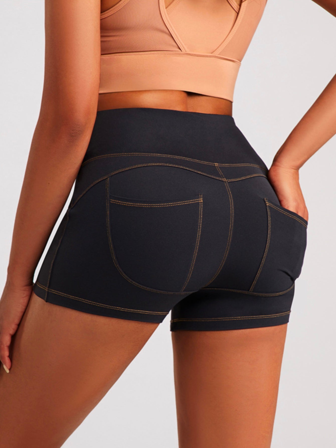 Leggings sin costuras con cintura alta y control de abdomen