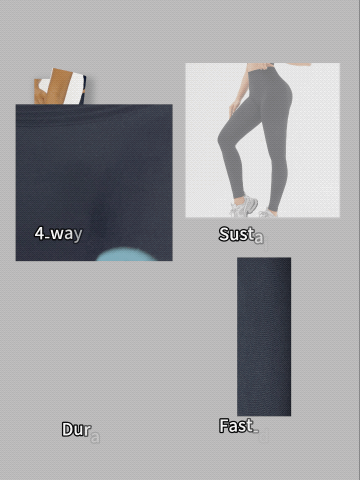 Legging taille haute gainant sans coutures