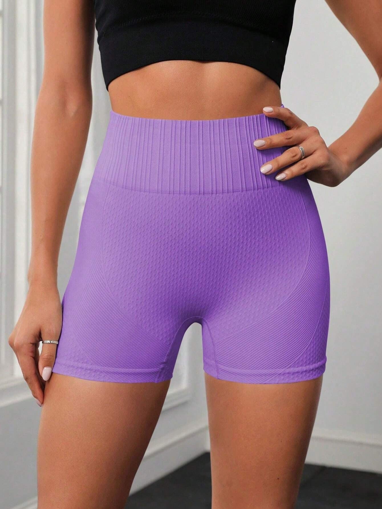 4-Piece High Waist Butt Lifting Shorts Set