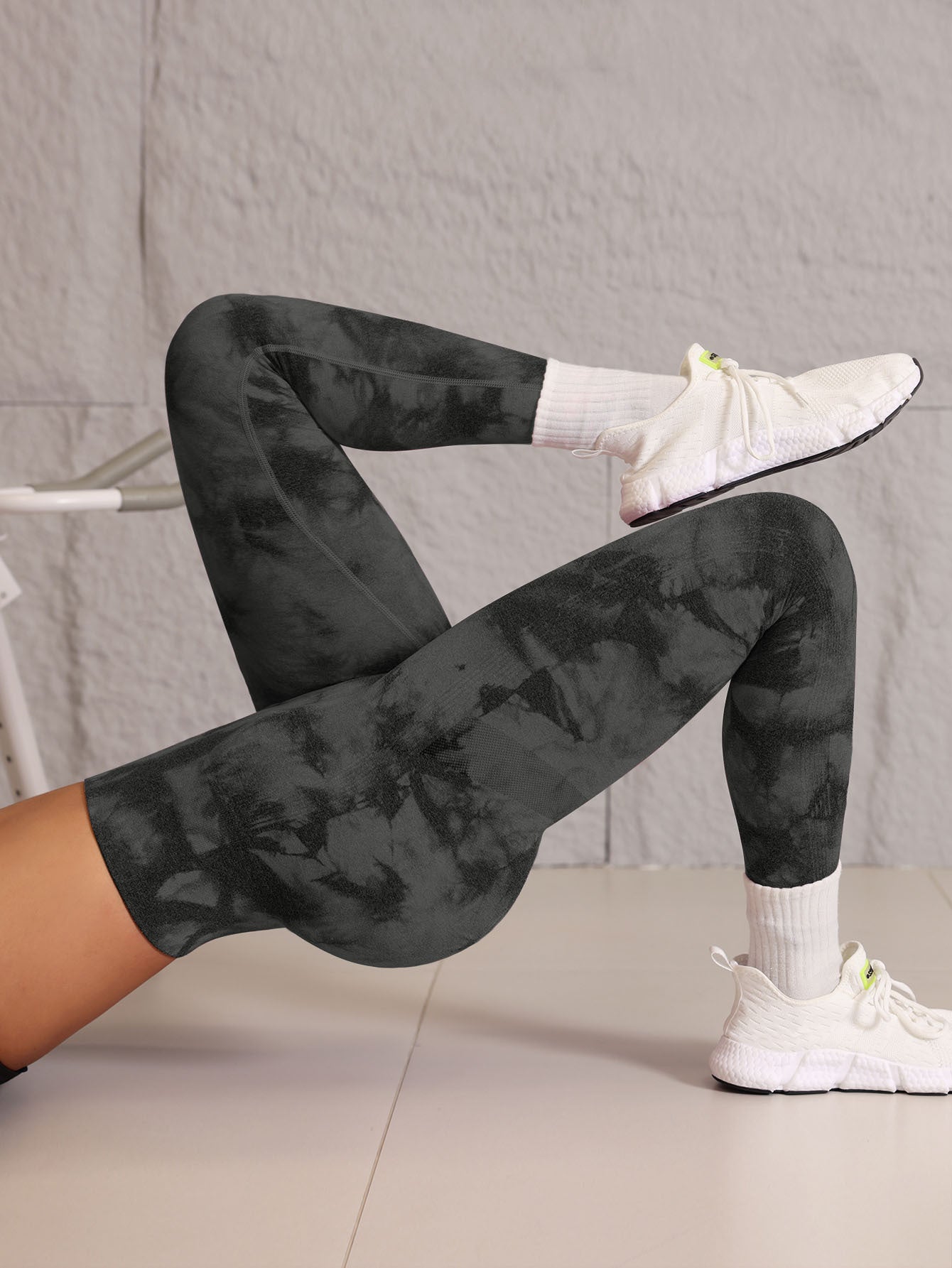 High Waist Tie Dye Butt Contour Seamless Leggings