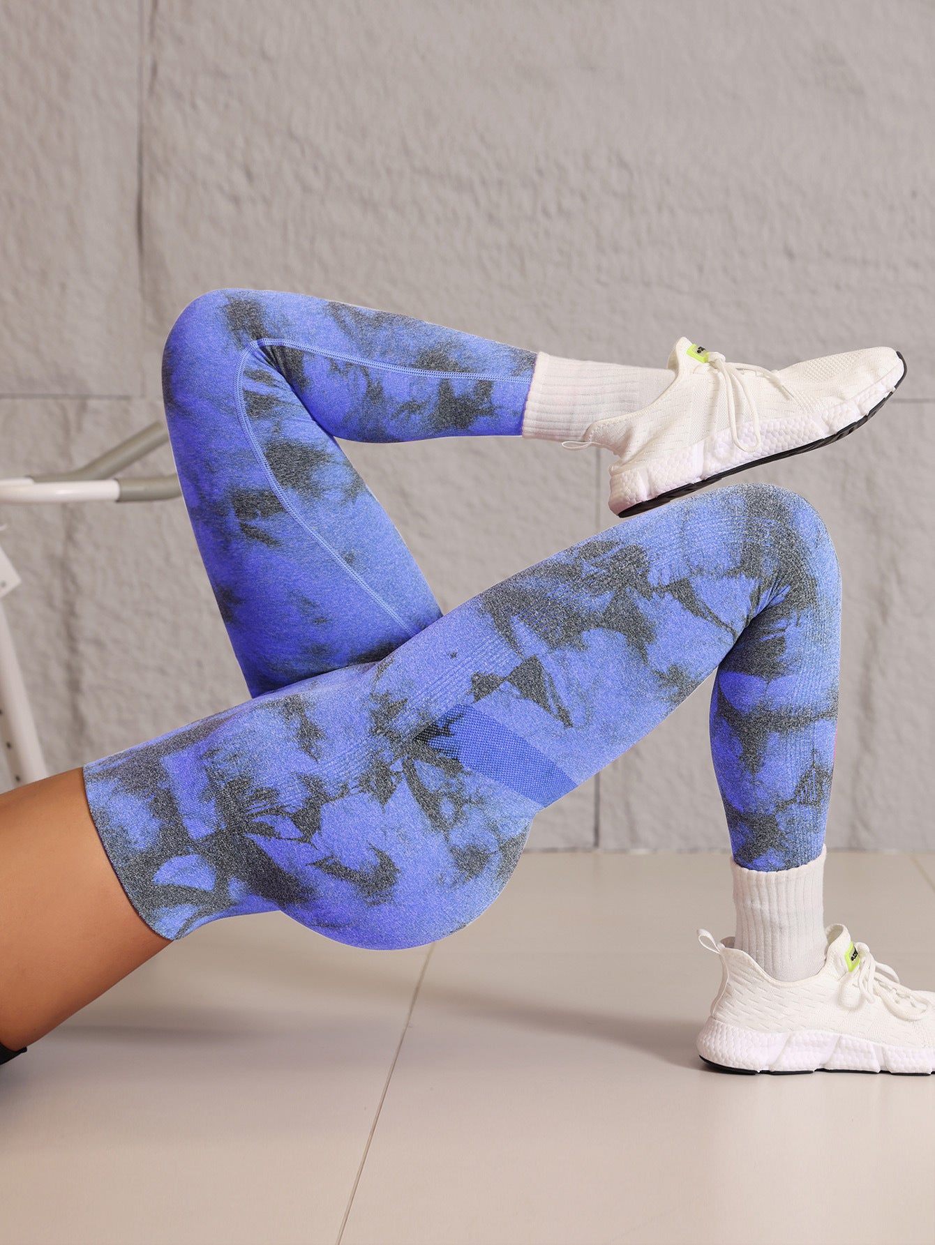 High Waist Tie Dye Butt Contour Seamless Leggings