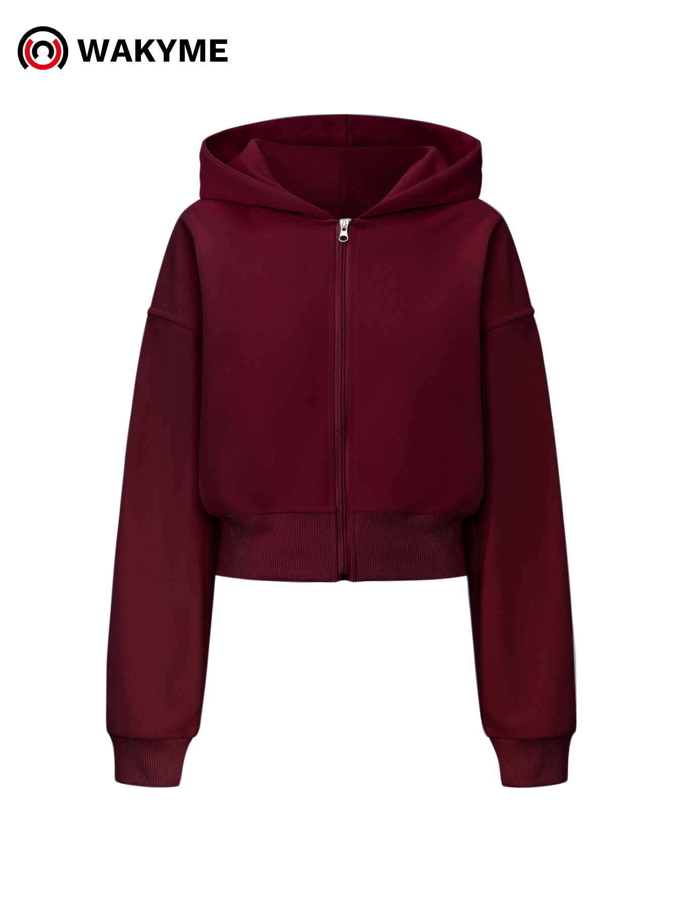 Women’s Elastic Waist Zip-Up Hoodie