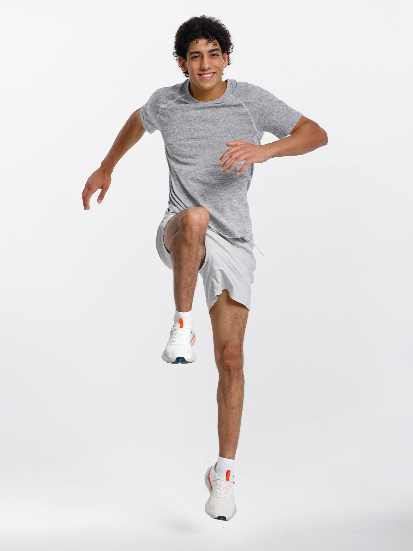 Soutien-gorge de sport sans coutures en tricot côtelé à dos nageur
