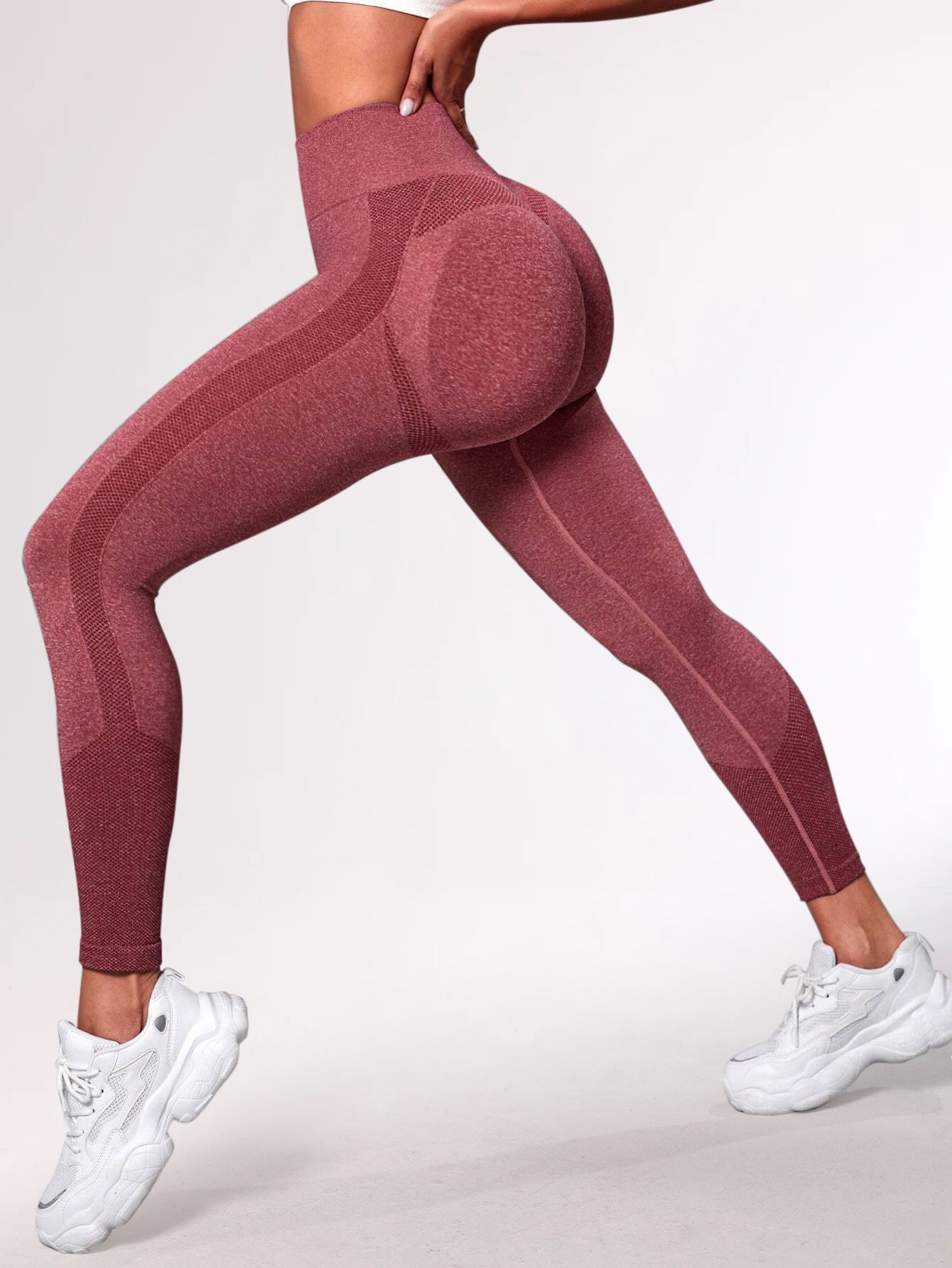 High Waist Side Contour Butt-Lifting Leggings