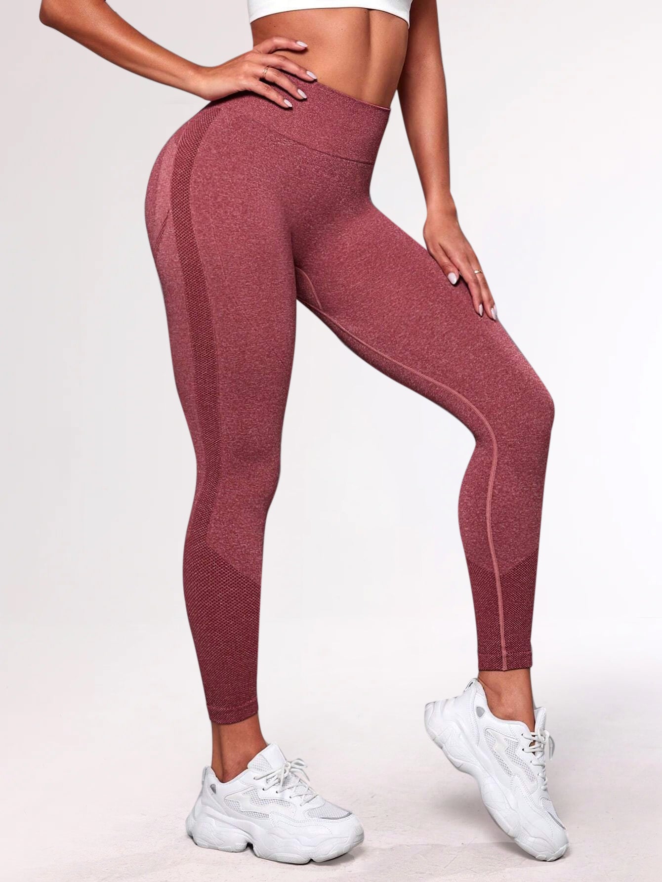 High Waist Side Contour Butt-Lifting Leggings