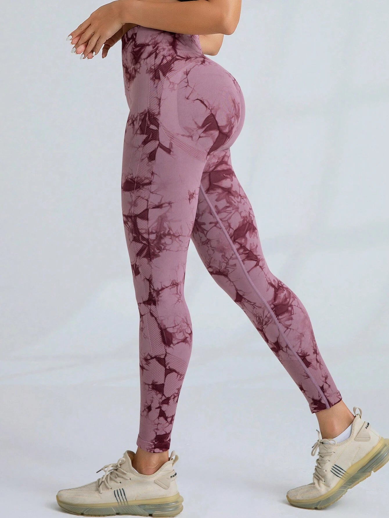 High Waist Tie Dye Butt-Lifting Seamless Leggings