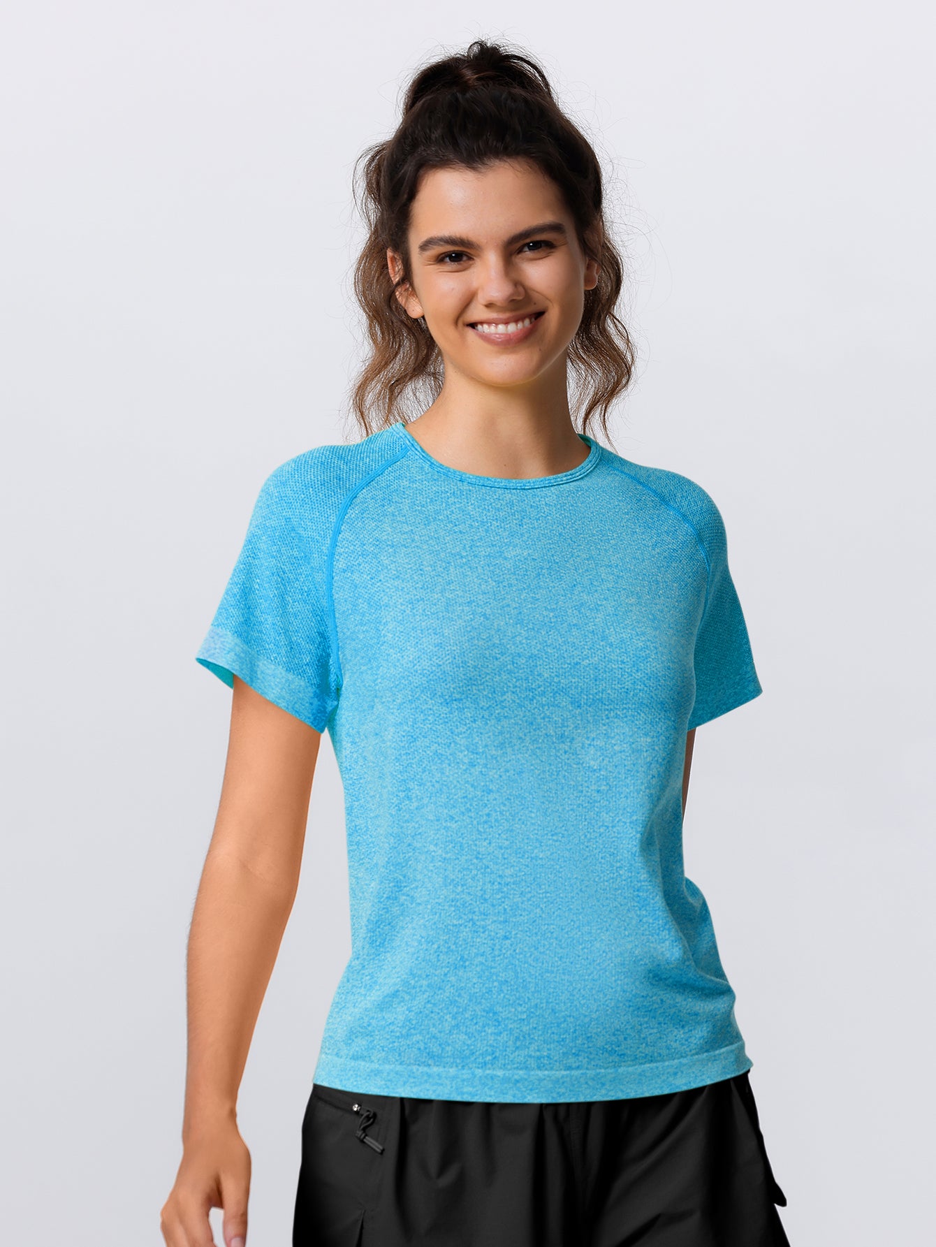 Women's Quick-Dry Seamless Running T-Shirt