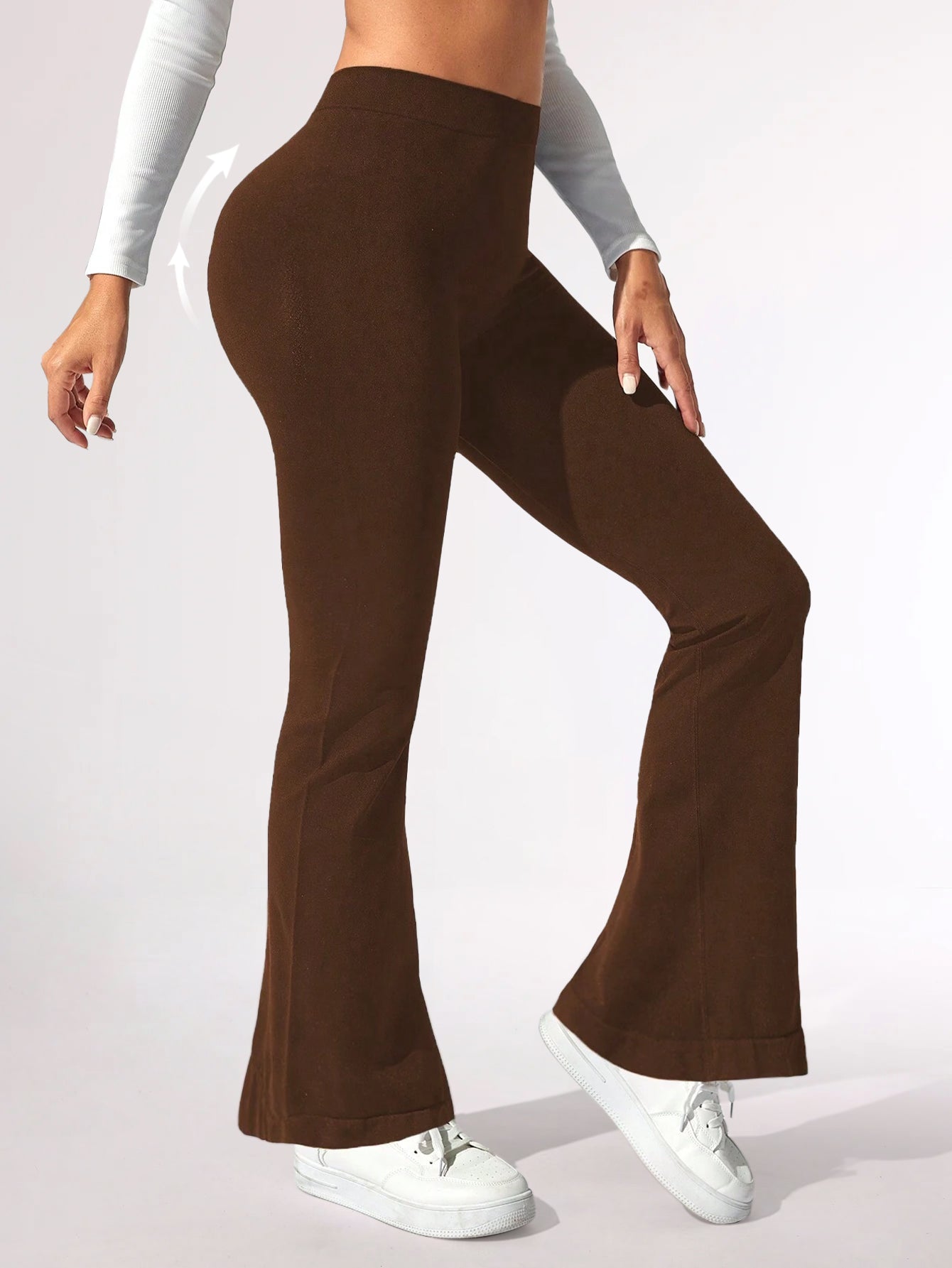 Tummy Control V-Back Scrunch Flare Pants