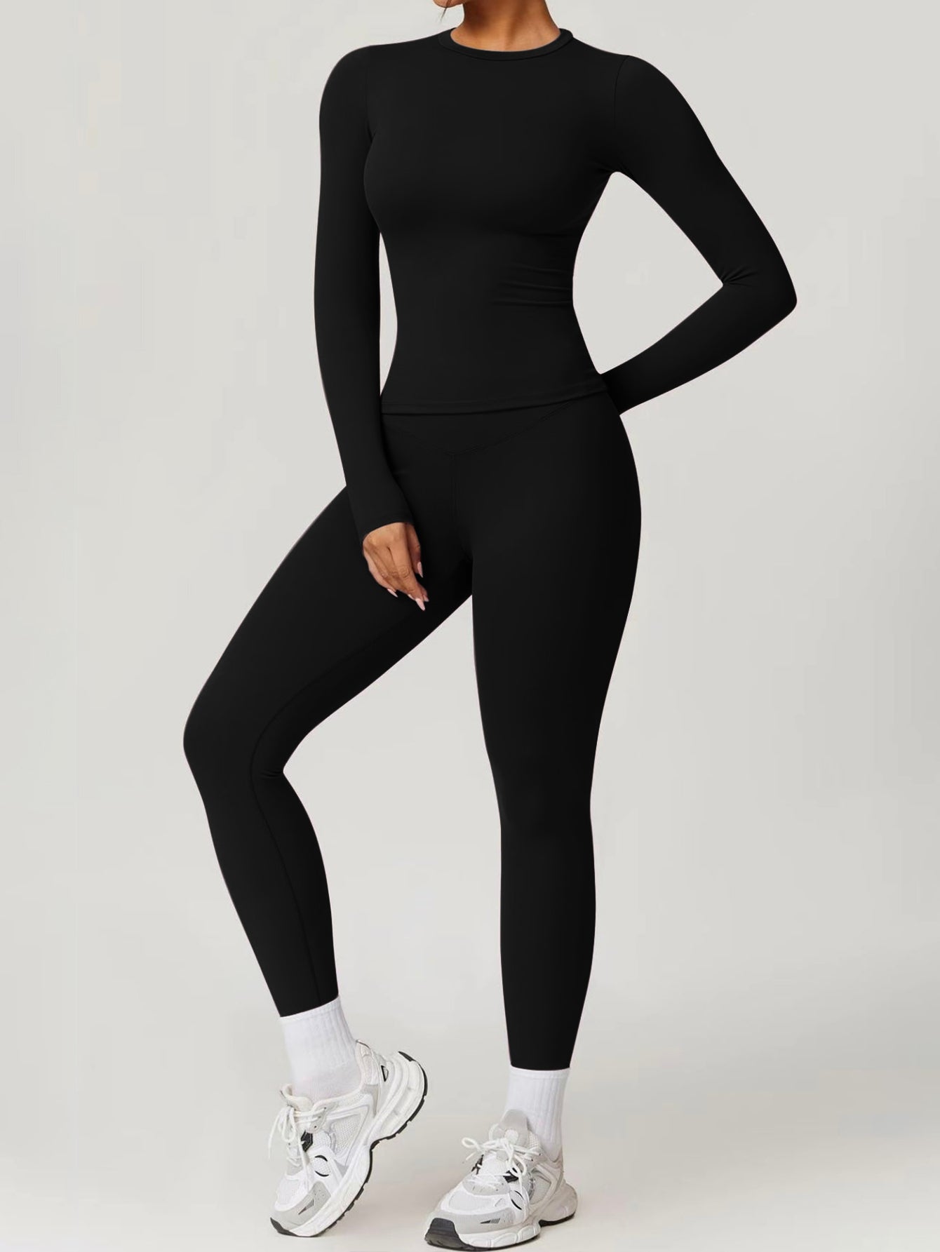 Ultra-Soft Thin Lined Top & Legging Set